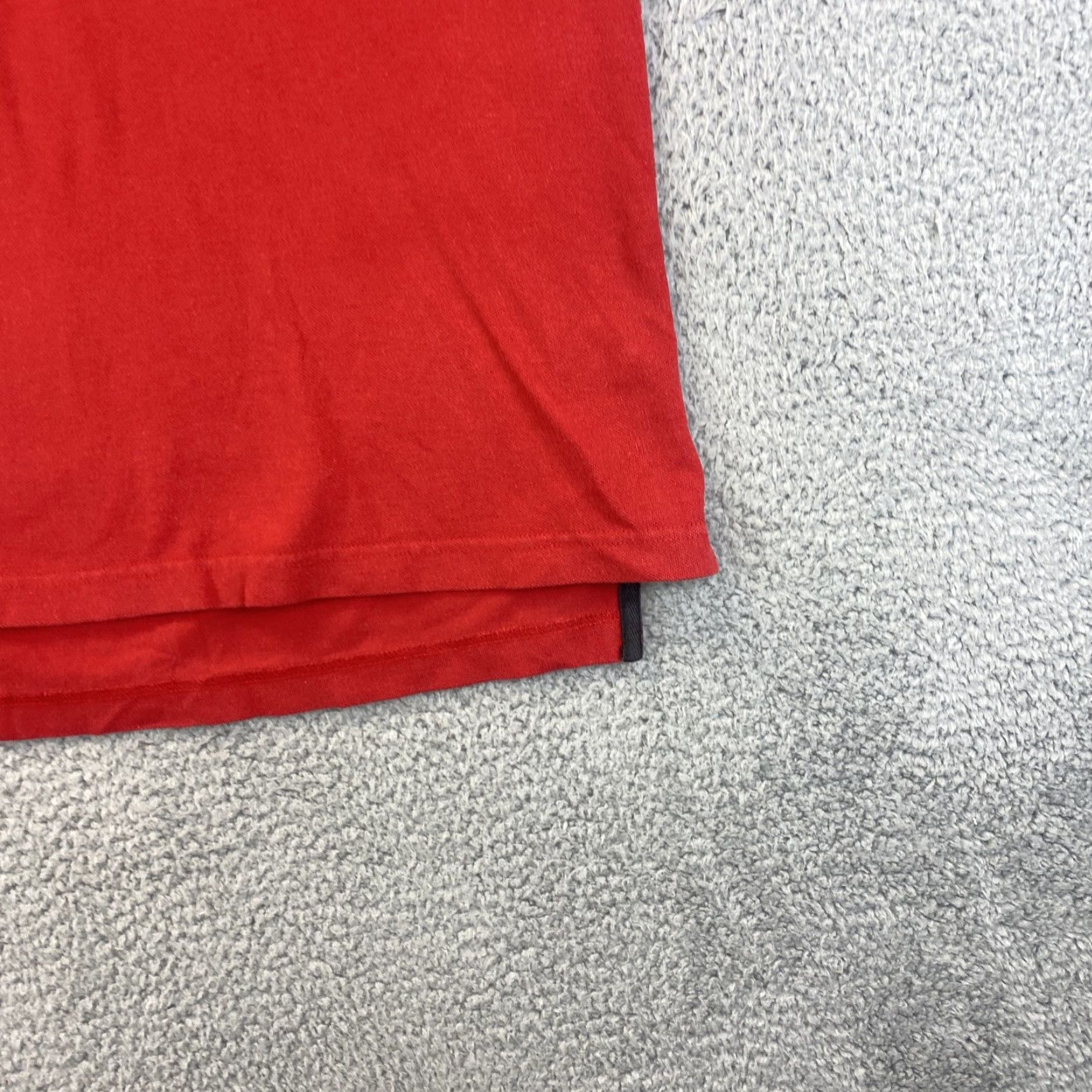 Tommy Hilfiger VINTAGE Tommy Hilfiger Polo Shirt Mens Regular Size L Red White 69-3 Short Sleeve Golf Casual Fashion Size US L / EU 52-54 / 3 - 2 Thumbnail