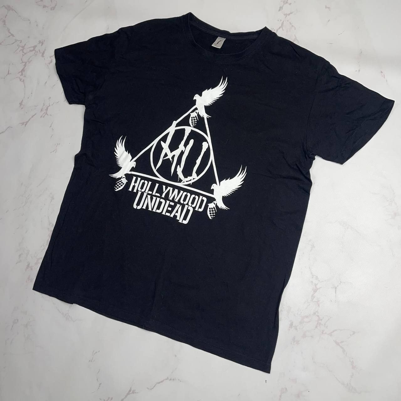 Vintage Band Tees × Vintage Vintage Hollywood Undead T-Shirt L Size Size US L / EU 52-54 / 3 - 3 Thumbnail
