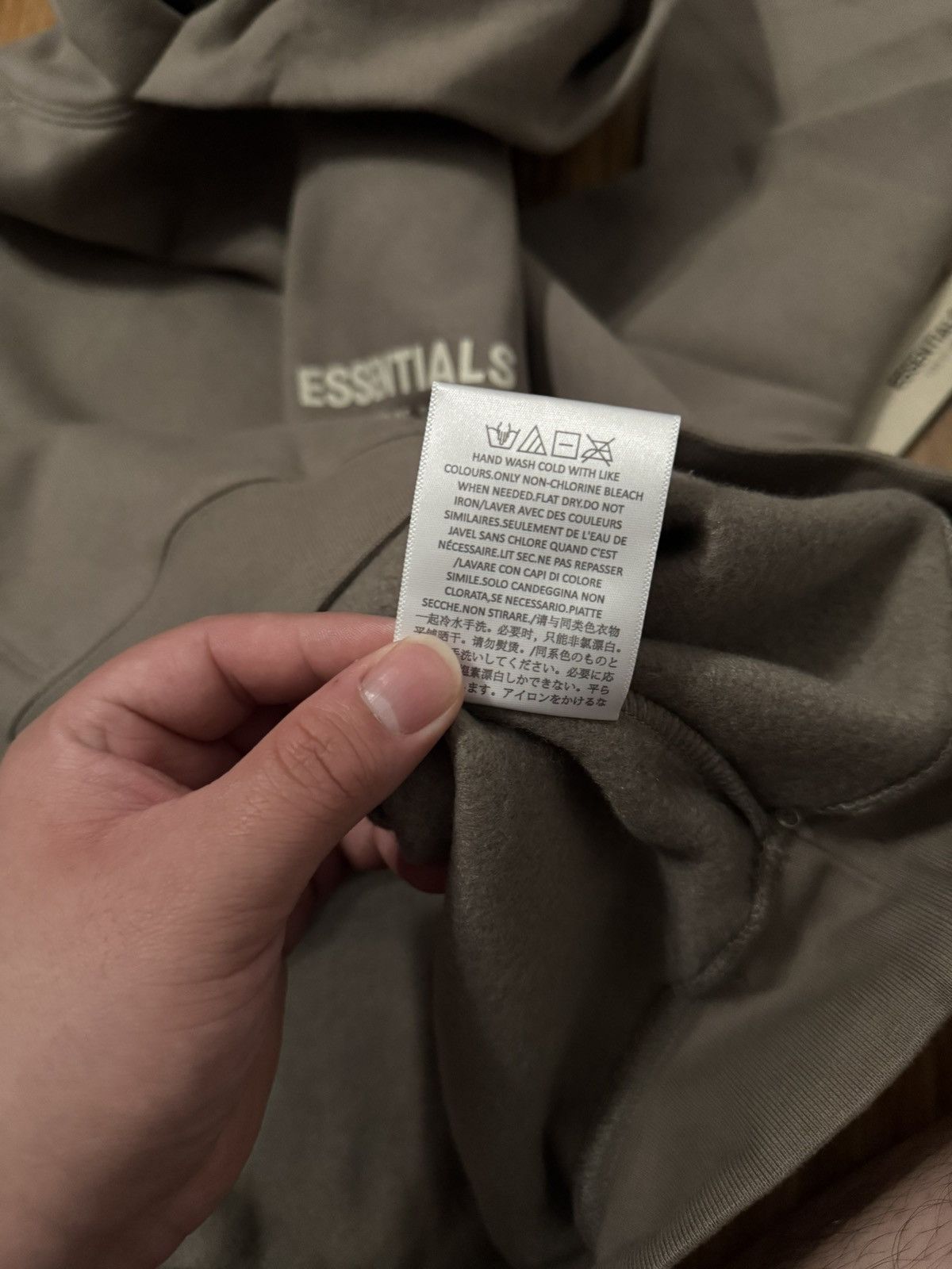 Fear of God Essentials Fear Of God “Desert Taupe hoodie” XS Size US XS / EU 42 / 0 - 6 Thumbnail