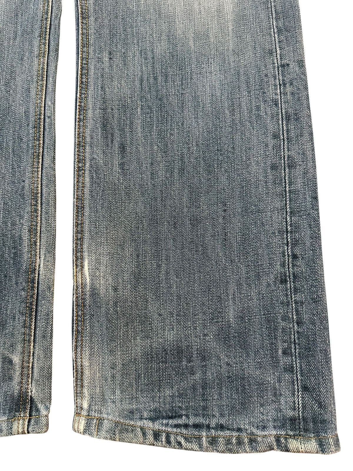Lee Vintage Lee Buckle Style Faded Wash Distressed Baggy Jeans Size US 30 / EU 46 - 8 Thumbnail