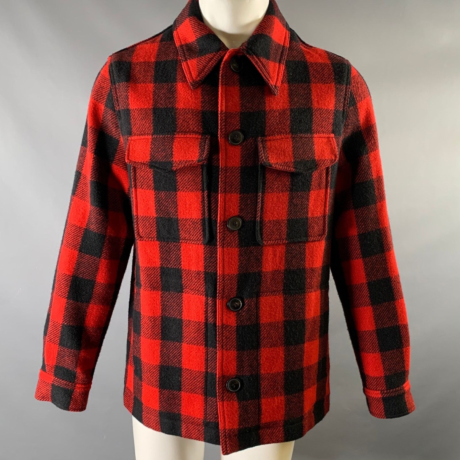AMI AMI Alexandre Mattiussi Full Zip Red Track Jacket | Grailed