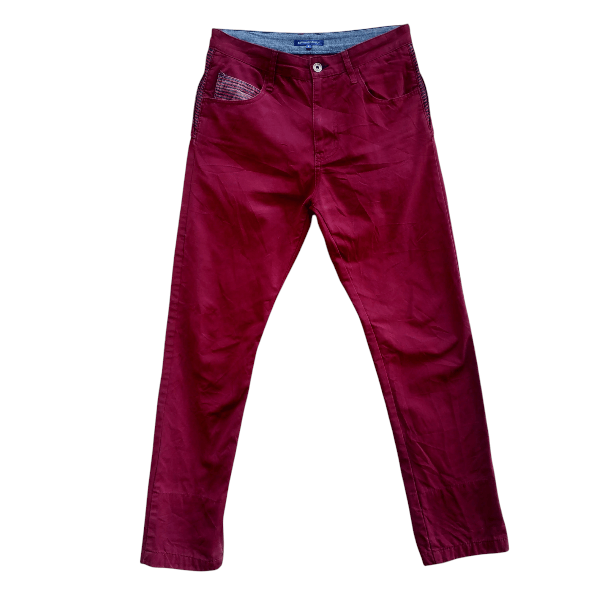 semanticdesign Semanticdesign Burgundy Utility Trouser Size US 30 / EU 46 - 1 Thumbnail
