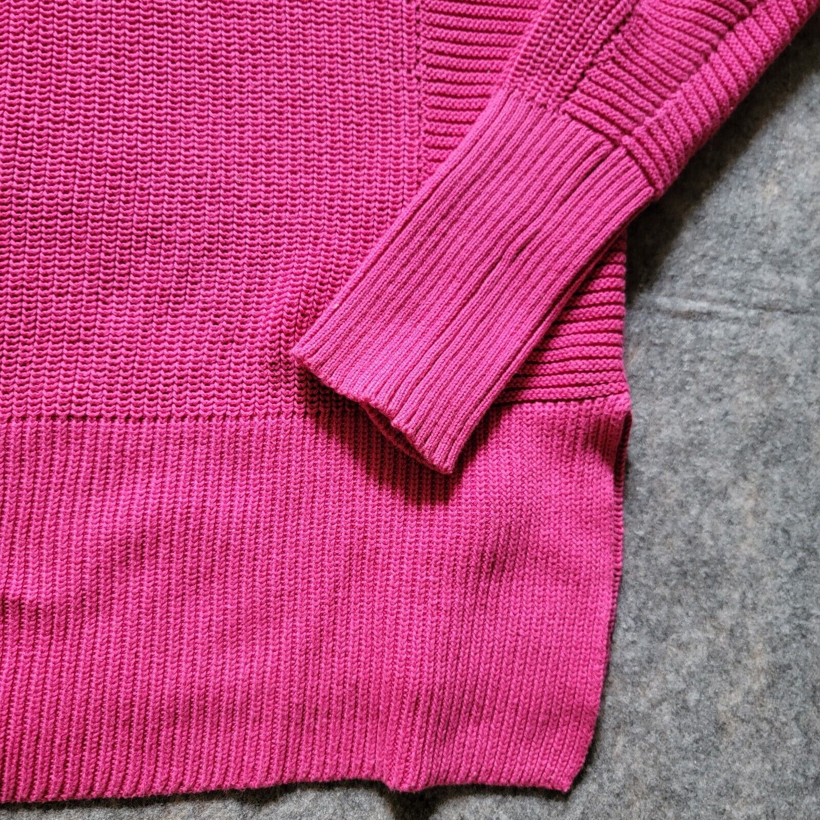 Rachel Zoe Rachel Zoe V-Neck Chevron Knit Sweater Longsleeve Size XS / US 0-2 / IT 36-38 - 5 Thumbnail