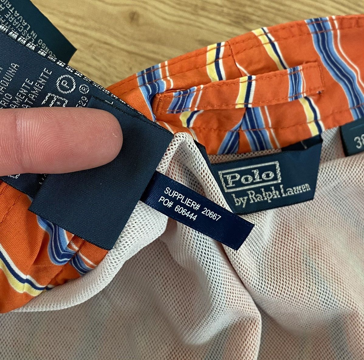 Polo Ralph Lauren Polo Ralph Lauren Striped Shorts x Vintage Size US 38 / EU 54 - 10 Thumbnail