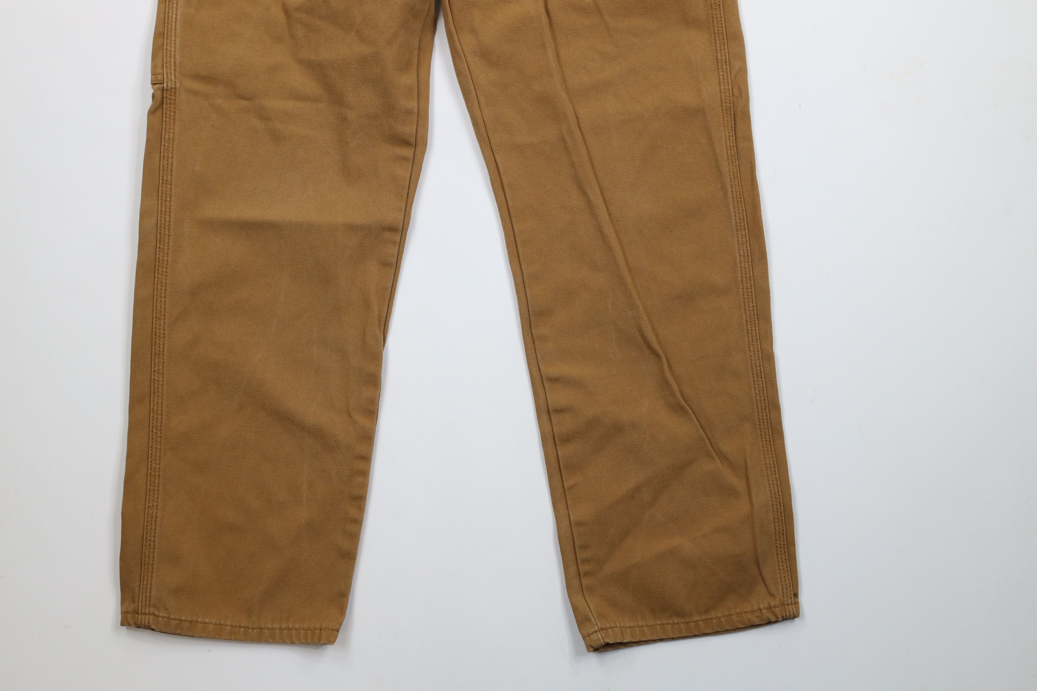 Dickies × Vintage Vintage Y2K Dickies Spell Canvas Dungaree Pants Duck Brown Size US 30 / EU 46 - 4 Thumbnail