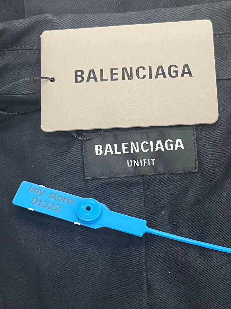 Balenciaga Balenciaga Solid Color Tie Clip Casual Long Sleeve Blazer Size US XS / EU 42 / 0 - 5 Thumbnail