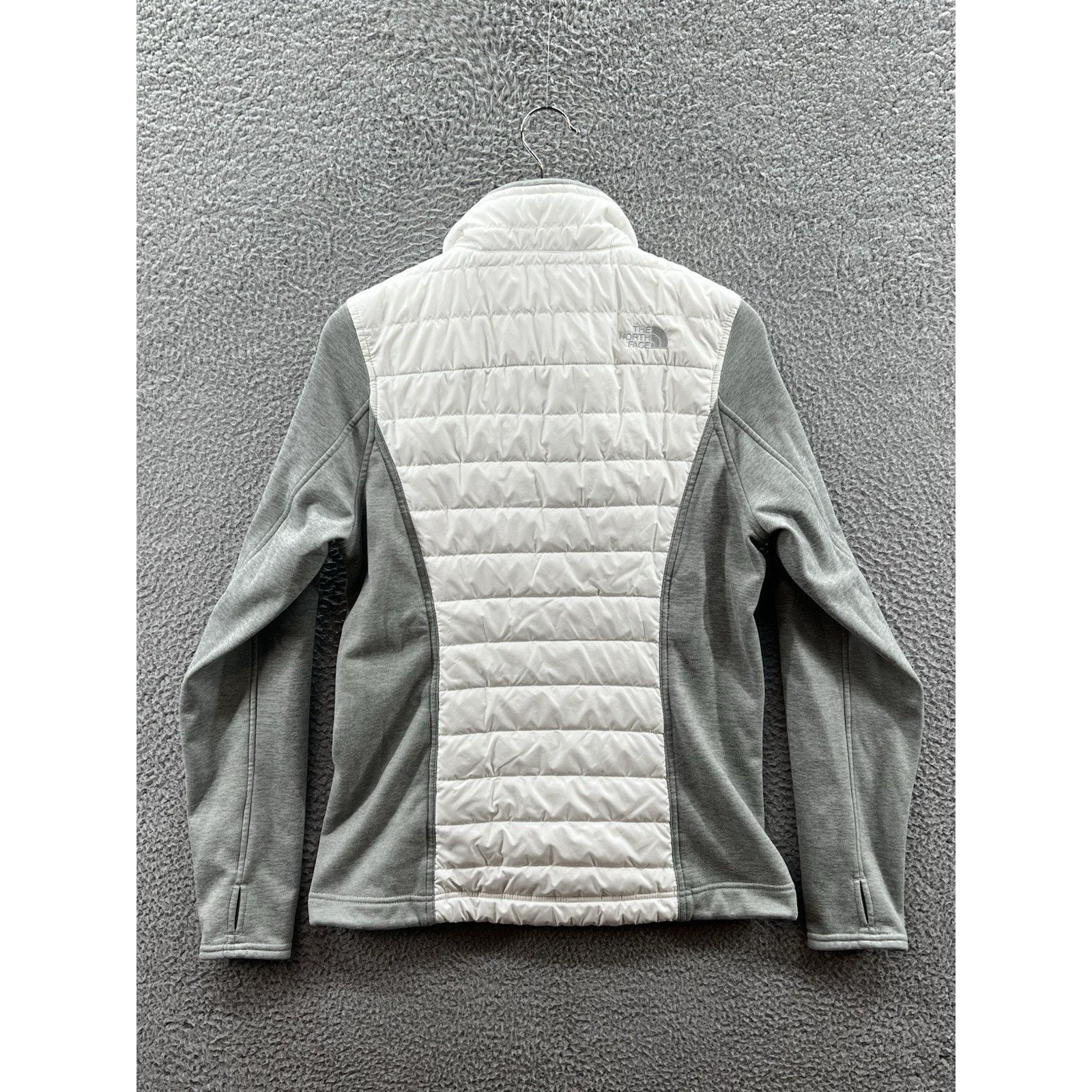 The North Face The North Face White Gray Thermoball Hybrid Eco Jacket Size M / US 6-8 / IT 42-44 - 2 Thumbnail