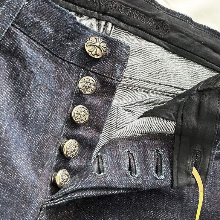 Chrome Hearts CH Bootcut Denim Pants Size US 31 - 3 Thumbnail