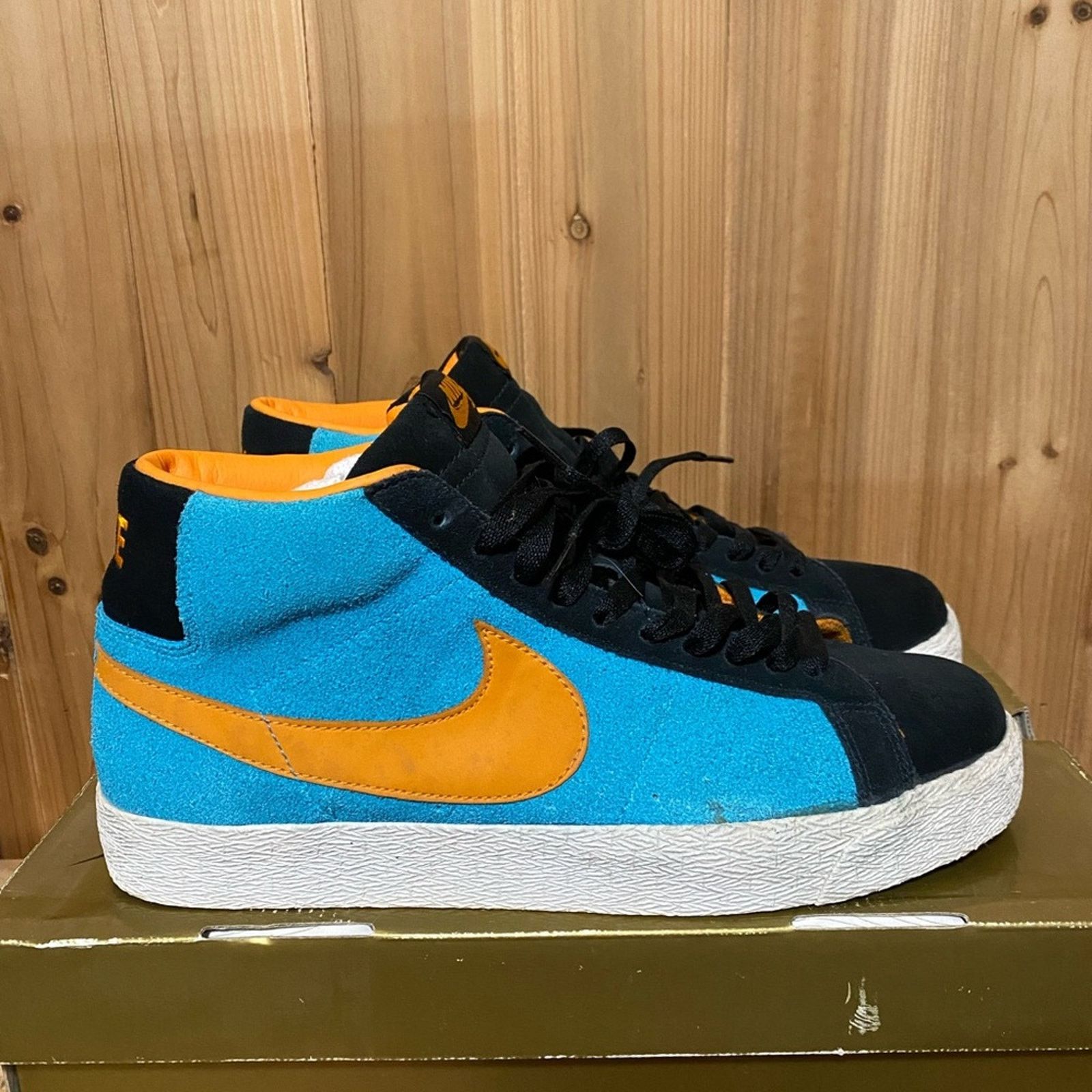 Nike 2007 Nike Blazer SB Chlorine Blue Bright Ceramic Size US 10.5 / EU 43-44 - 2 Thumbnail