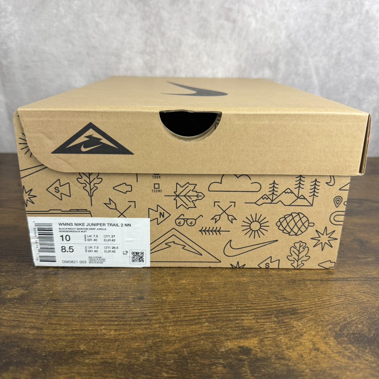 Nike NEW Nike Juniper Trail 2 Nature Black Deep Jungle DM0821-003 Size US 10 / IT 40 - 9 Thumbnail