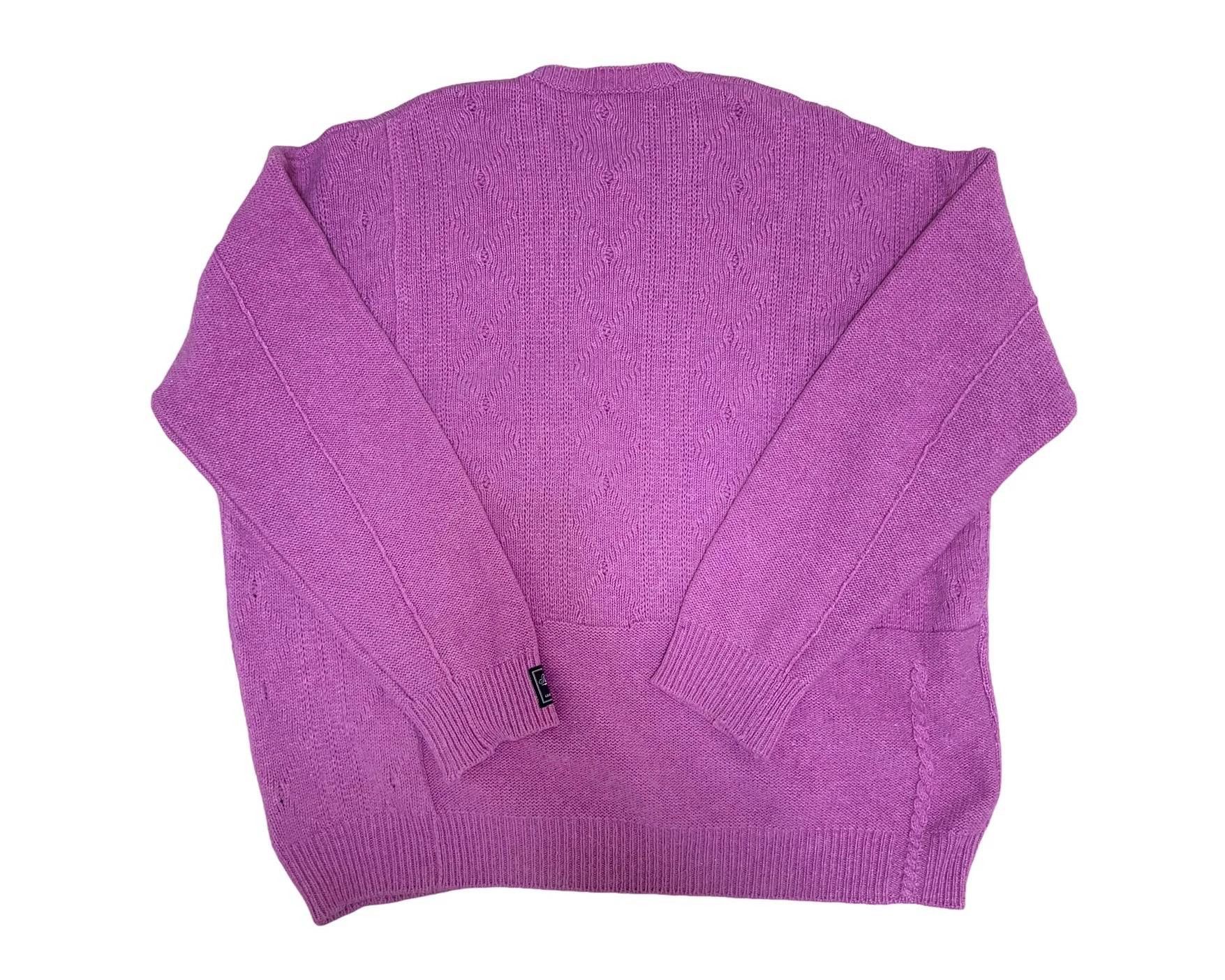 Raf Simons Raf Simons AW22 Portrait Silhouette Pink Knit Sweater Size US S / EU 44-46 / 1 - 2 Thumbnail