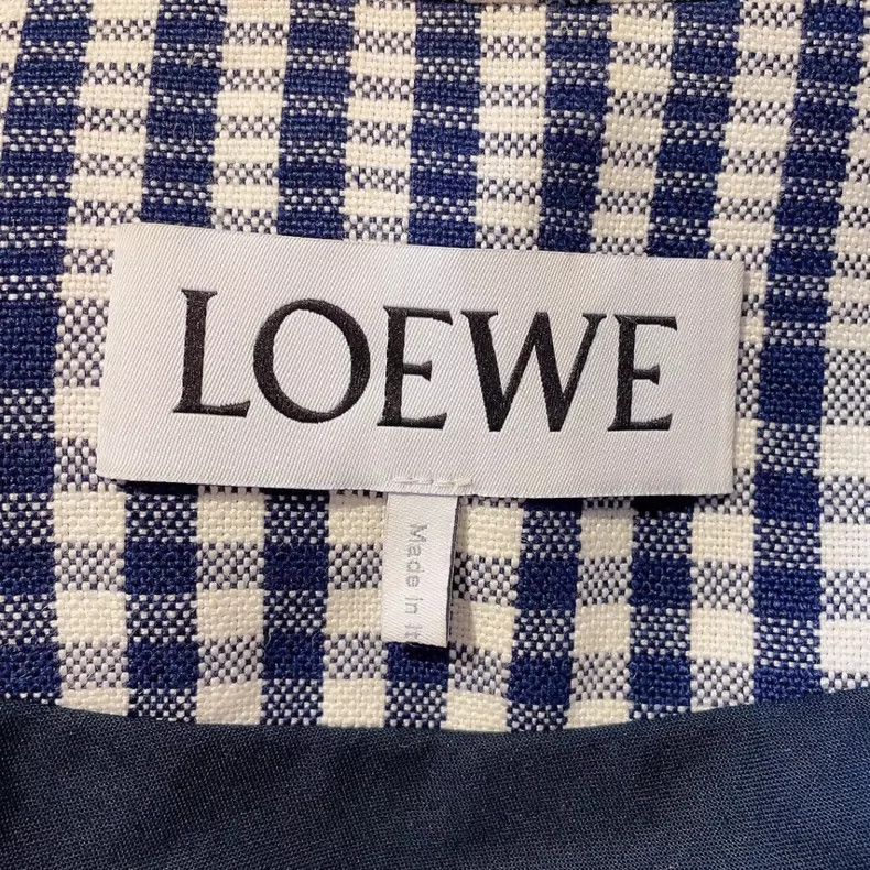 Loewe LOEWE Luo Yiwei blue checkered jacket Size XS / US 0-2 / IT 36-38 - 5 Thumbnail