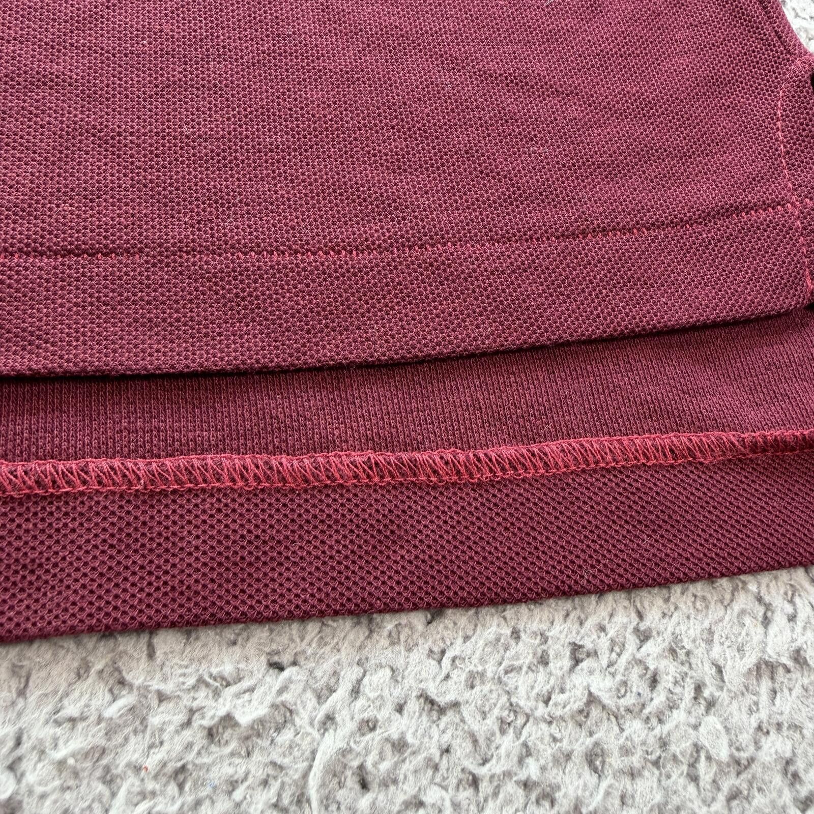Champion Vintage 90s Champion Windsor Lacrosse Polo Shirt Burgundy M Size US M / EU 48-50 / 2 - 6 Thumbnail