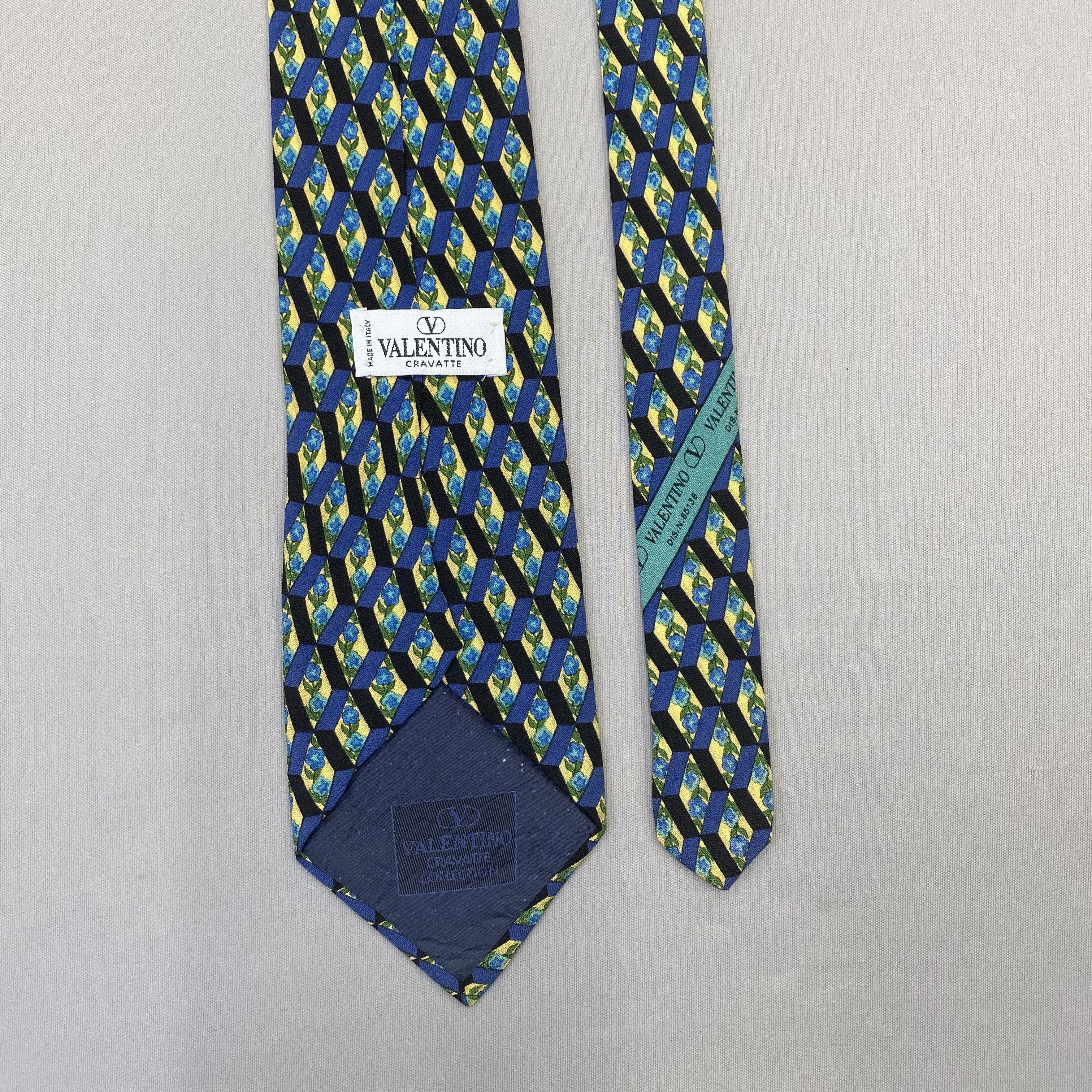 Valentino Vintage Valentino SILK Necktie Cravate Pure Silk Neck Tie Size ONE SIZE - 6 Thumbnail