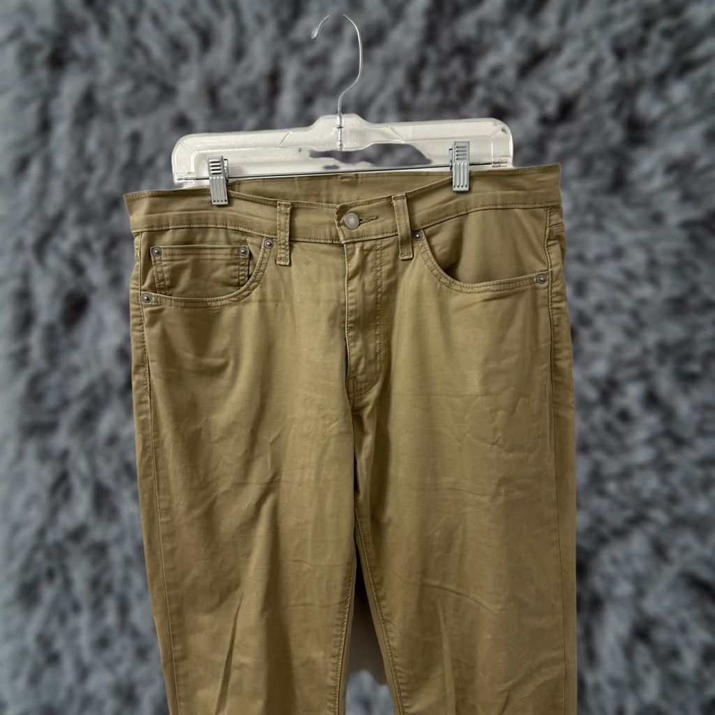 Levi's Levi's 511 Jeans Mens 34x32 Slim Fit Denim Brown Zip Pockets Regular Inseam 32 Straight Logo 500 Series Size US 34 / EU 50 - 1 Thumbnail