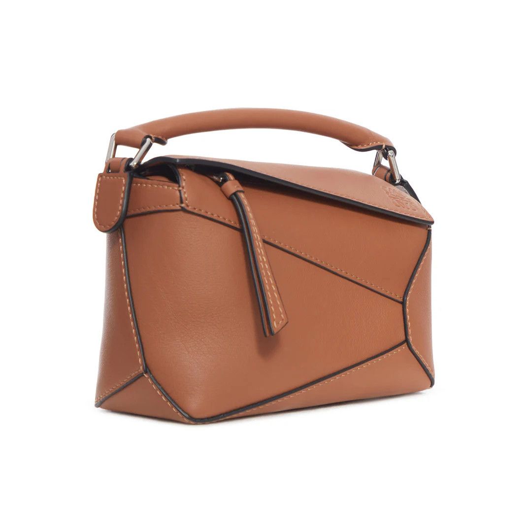 Loewe LOEWE Puzzle Mini Tan Leather Handbag New & Authentic Size ONE SIZE - 2 Thumbnail