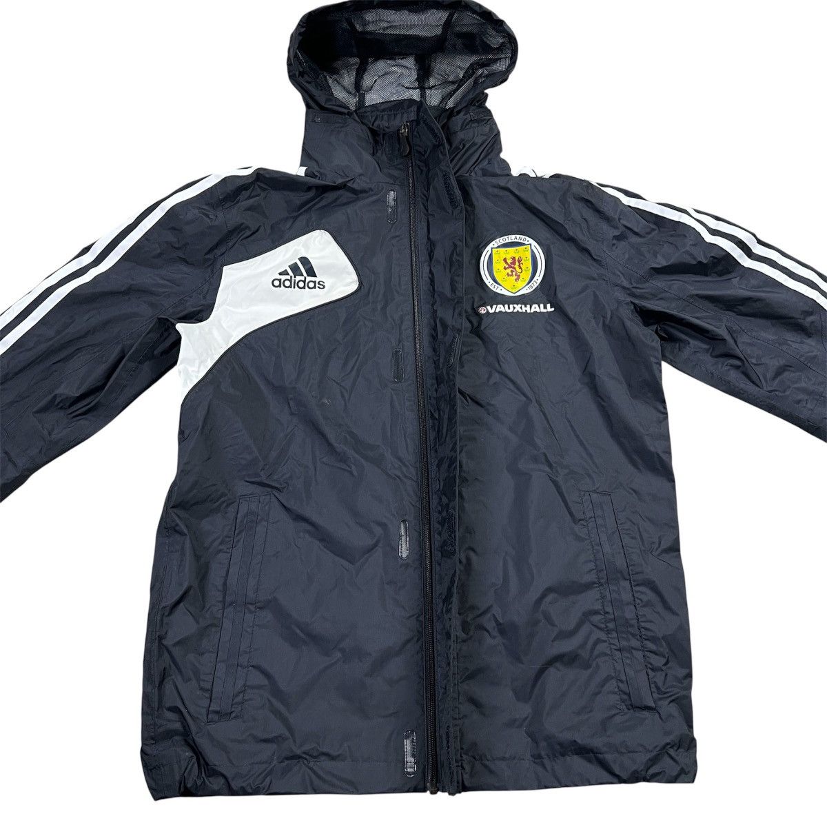 Adidas Adidas Scotland 2011-12 Hooded Rain Jacket Size S Men’s Size US S / EU 44-46 / 1 - 3 Thumbnail