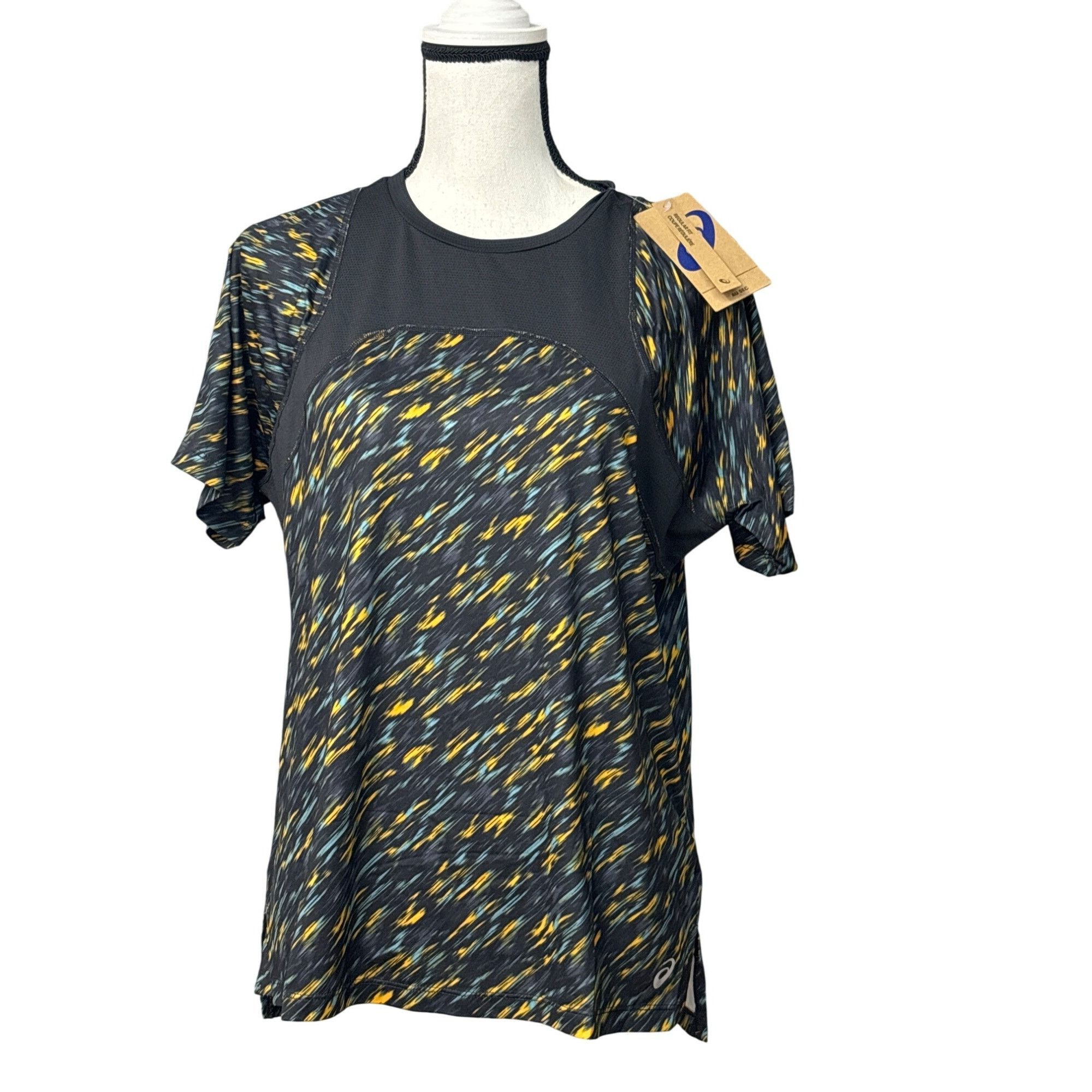 Asics ASICS Women's PR Lyte Run Short Sleeve Top, Night Shade/ Sag Size L / US 10 / IT 46 - 1 Thumbnail