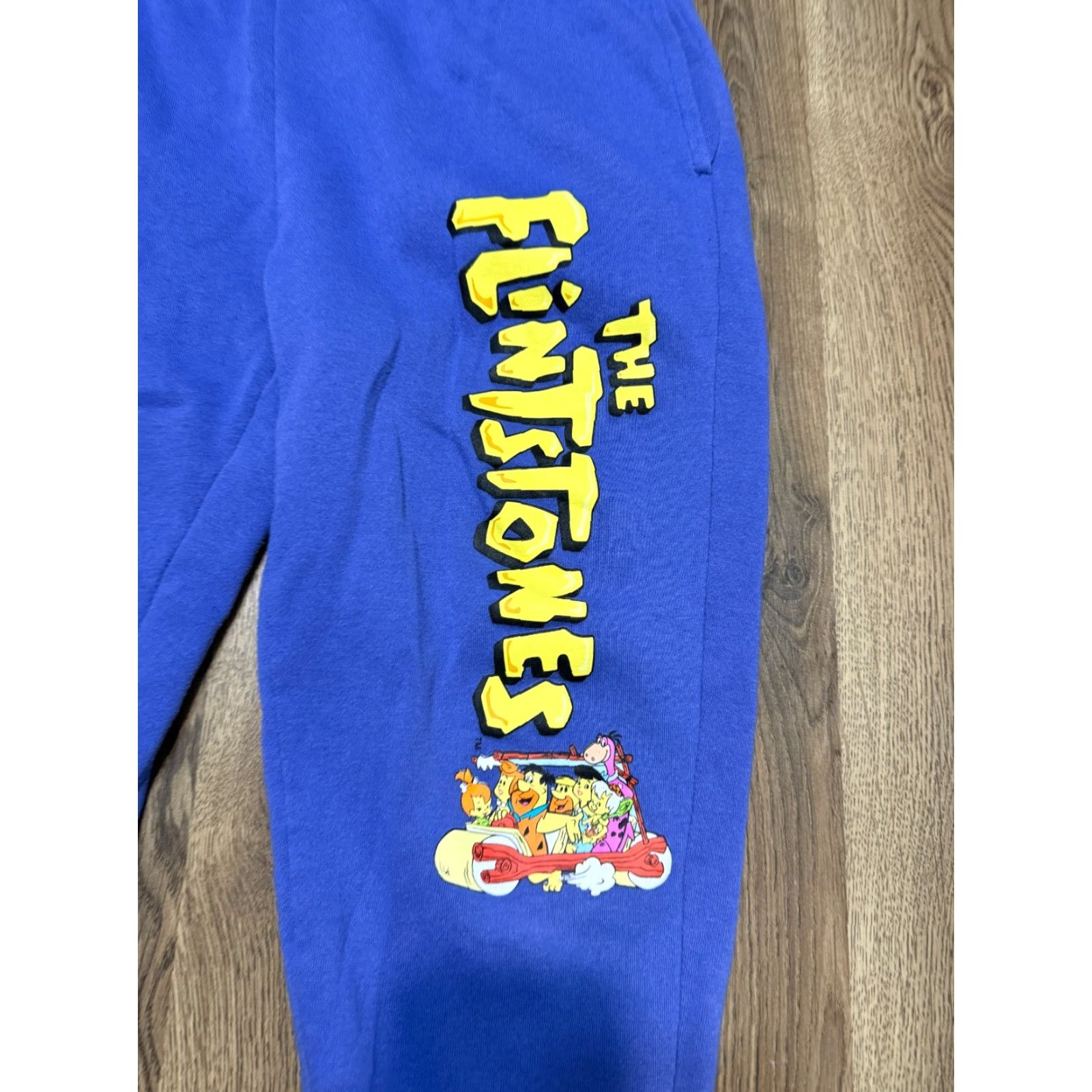 Vintage VINTAGE? The Flintstones Pants Women's XL Blue Activewear Stretch High Rise Pants Regular Women XS? Size 40" / US 18 - 4 Thumbnail