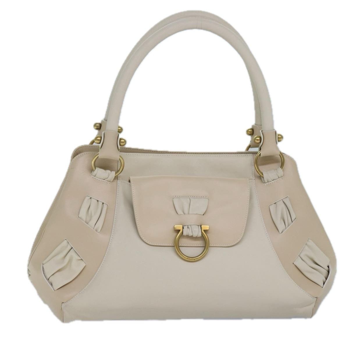 Salvatore Ferragamo Salvatore Ferragamo Gancini Shoulder Bag Leather Size ONE SIZE - 1 Thumbnail