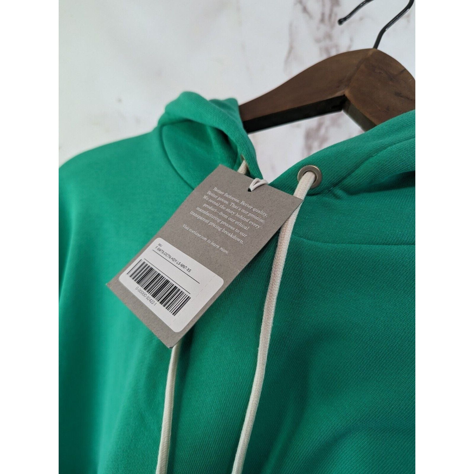 Everlane Everlane Sweatshirt Womens XS Green Track Hoodie Pullover Size XS / US 0-2 / IT 36-38 - 10 Thumbnail