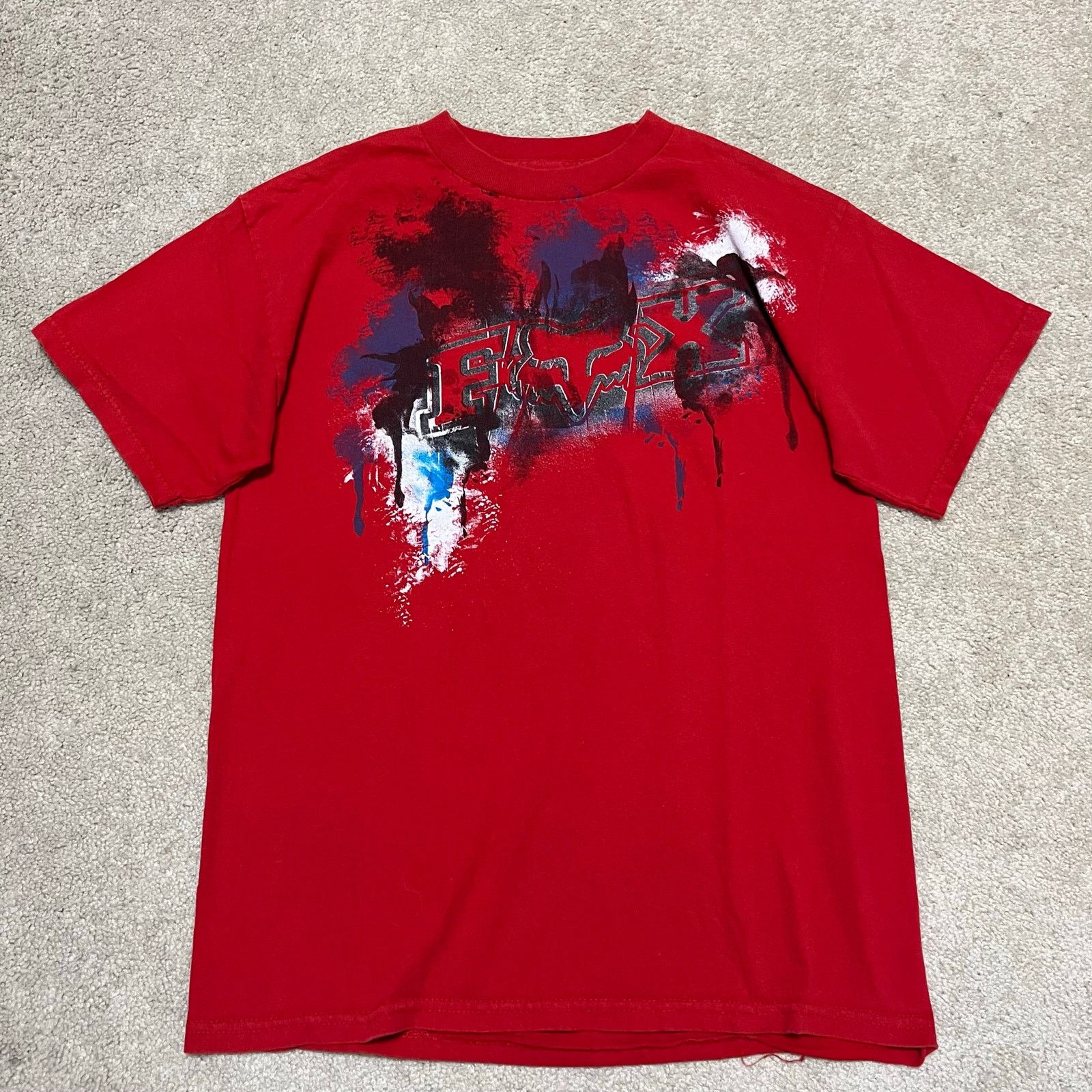 Other Y2K Fox Racing Motocross Red Graphic T-Shirt Large (Tagless) Size US L / EU 52-54 / 3 - 1 Thumbnail