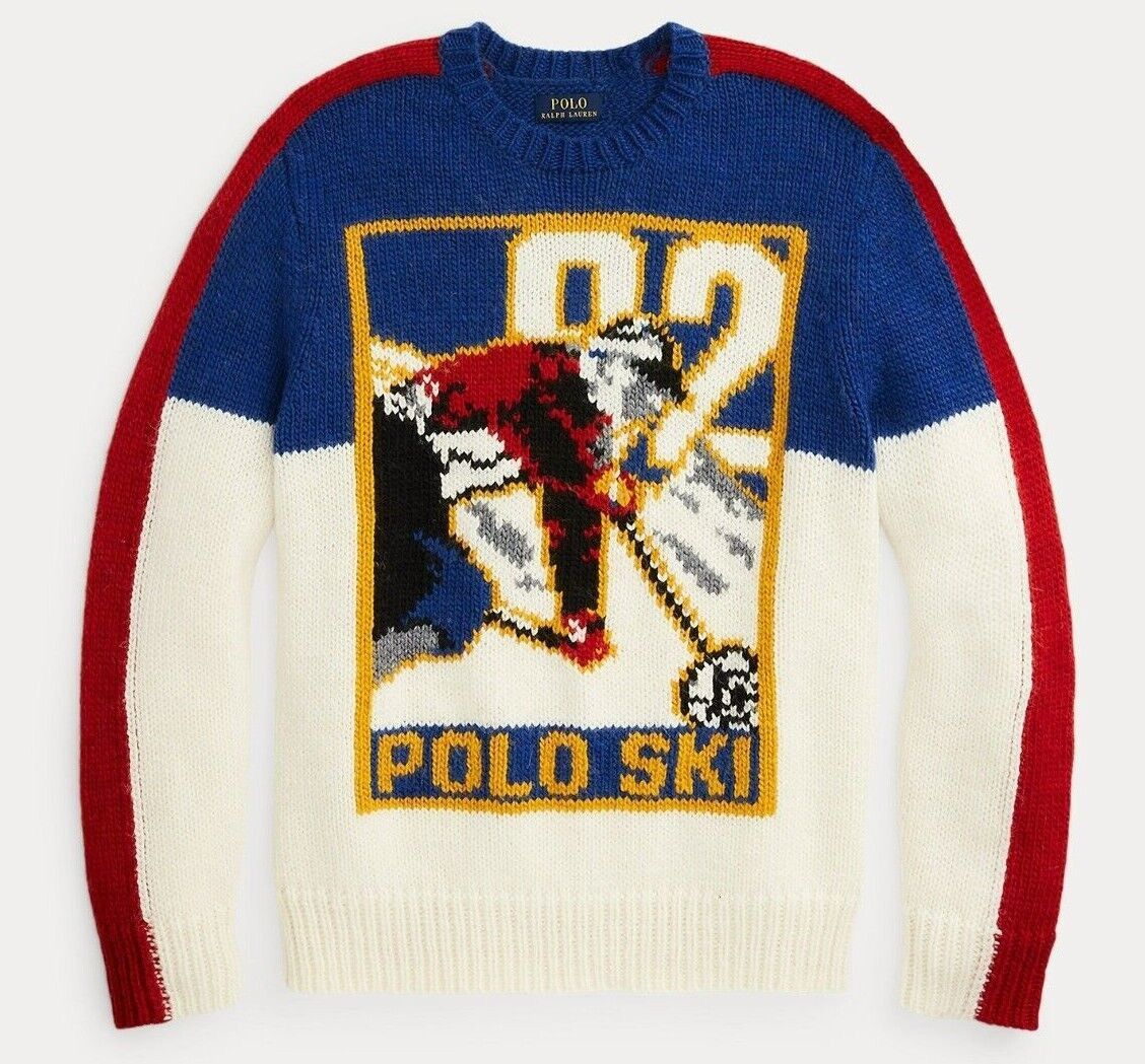 Polo Ralph Lauren × Vintage Polo Ralph Lauren Ski Wool Blend Sweater Size US L / EU 52-54 / 3 - 1 Preview