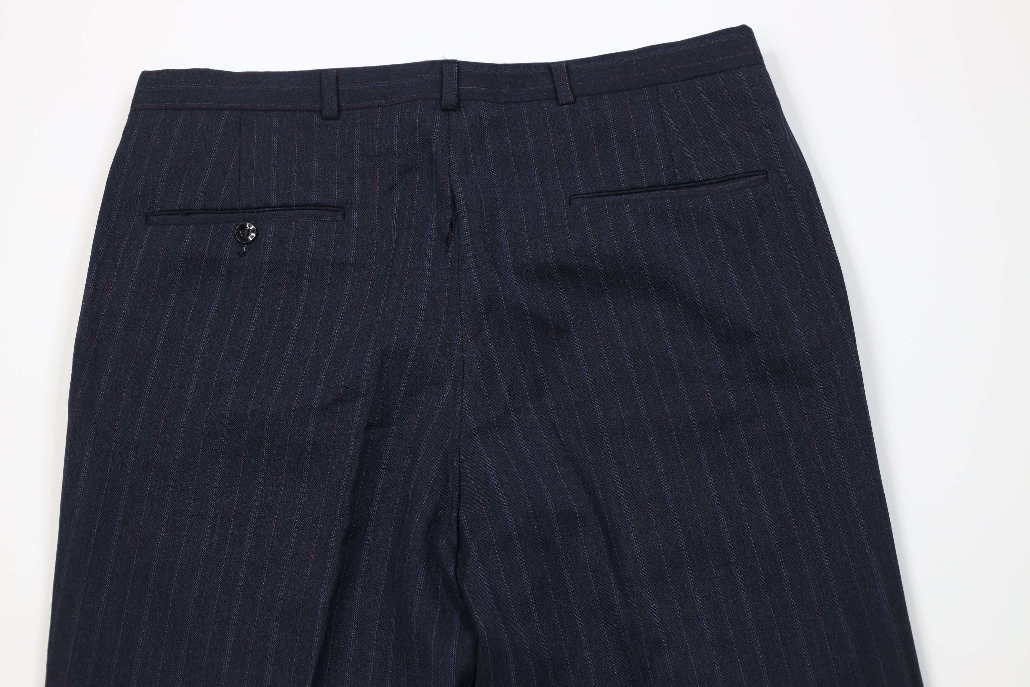 Vintage Vintage 70s Streetwear Rainbow Striped Wide Leg Chino Pants Size US 34 / EU 50 - 11 Thumbnail