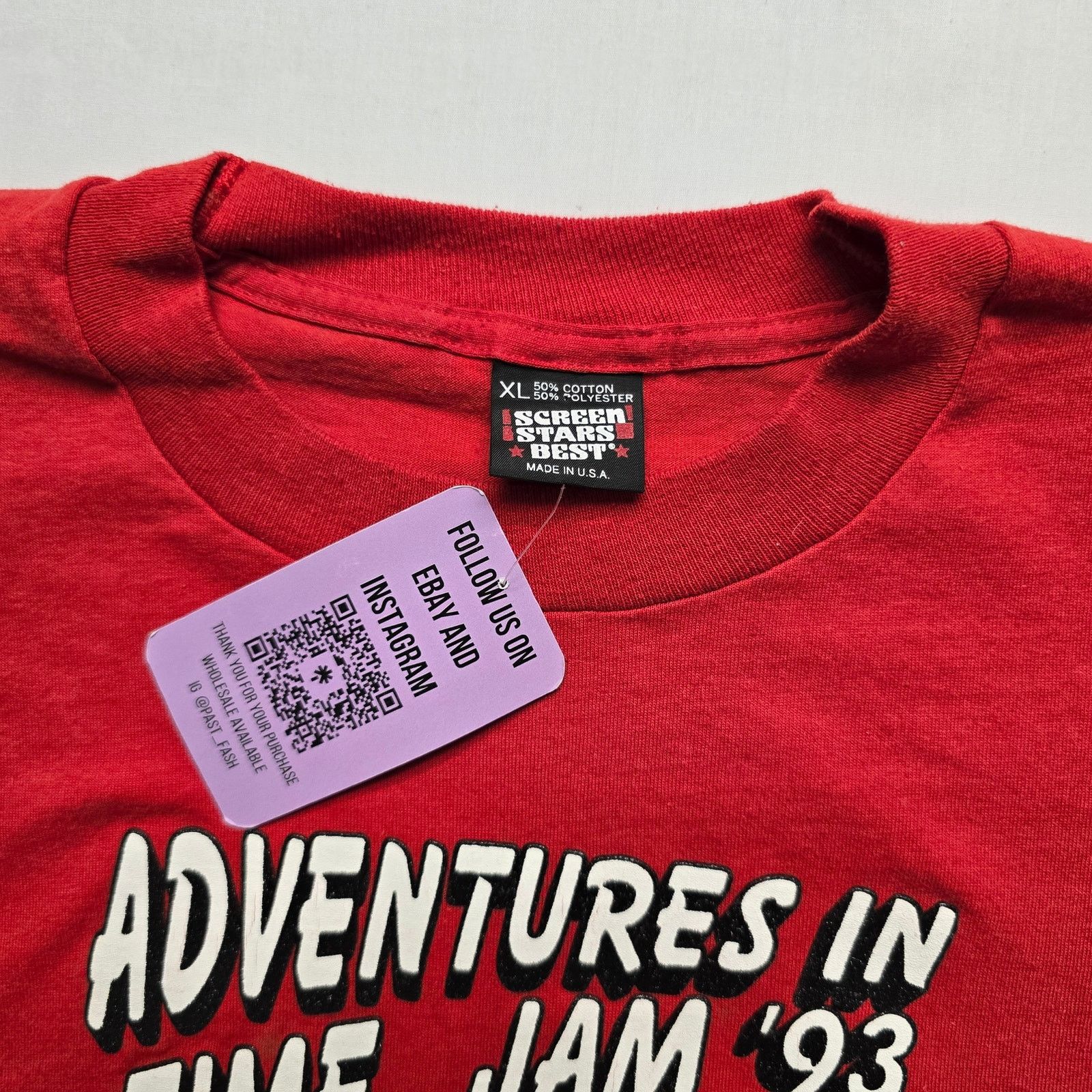 Vintage Vintage Music Festival Adventures In Time Jam '93 XL Tee Size US XL / EU 56 / 4 - 3 Thumbnail