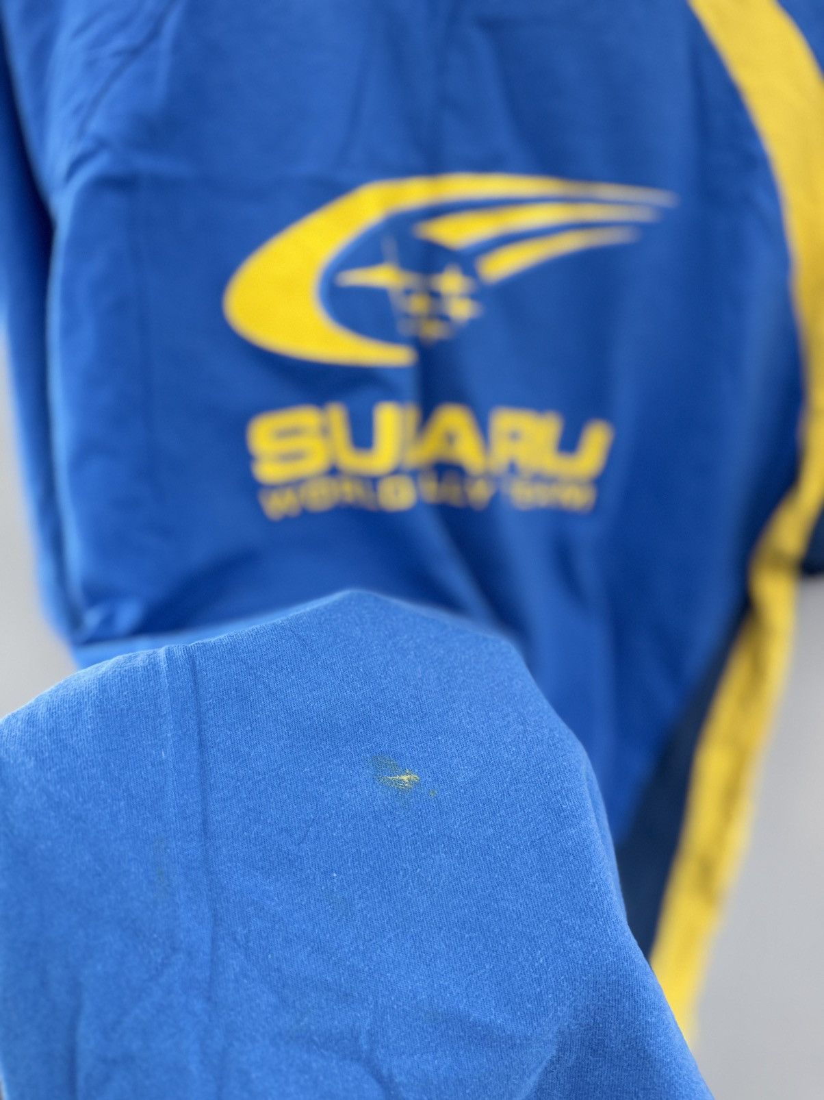 NASCAR Vintage Subaru T-Shirts Blue Racing Team Firelli Size US XL / EU 56 / 4 - 10 Thumbnail