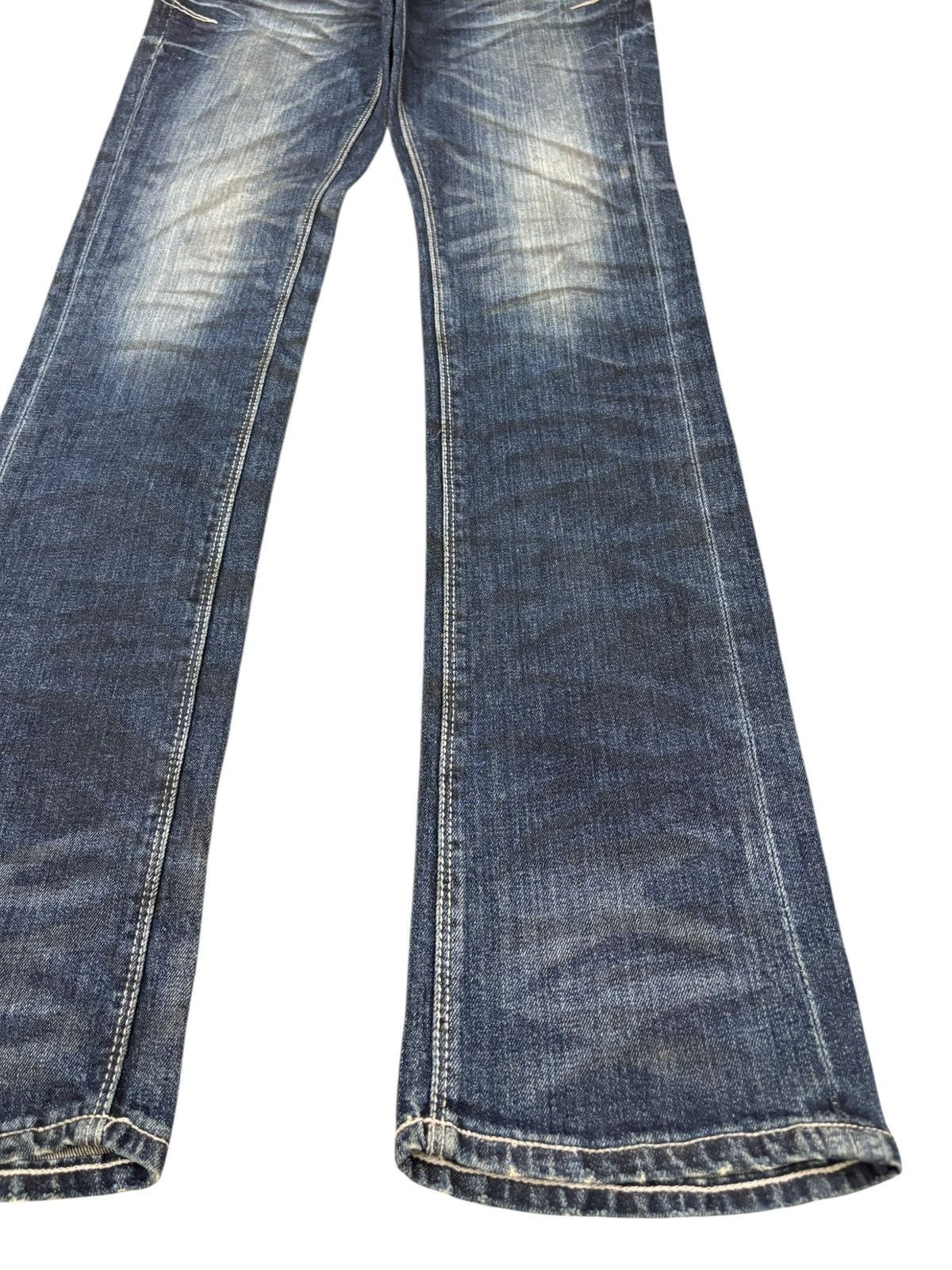 Levi's Vintage Japanese Fuga Stacked Indigo Wash Slim Jeans Size US 30 / EU 46 - 6 Thumbnail
