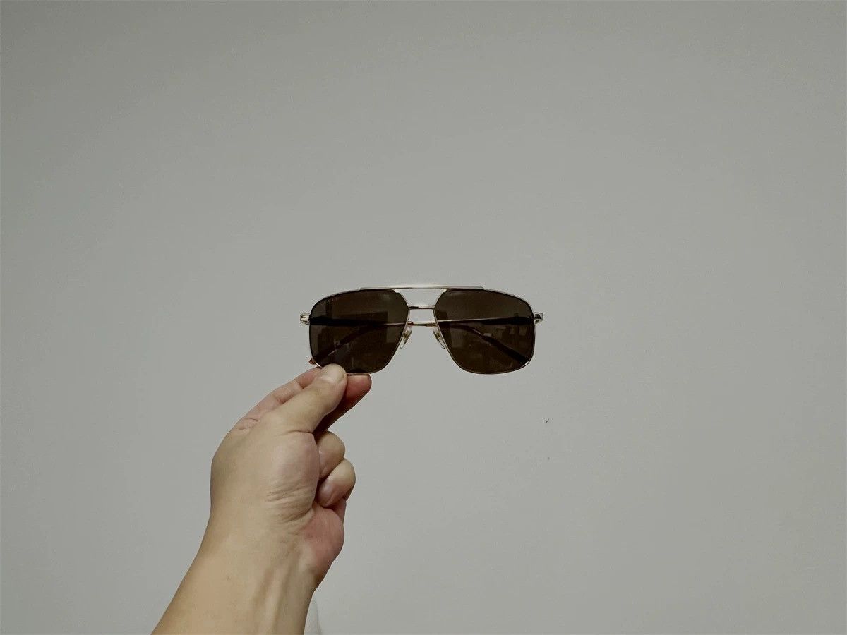 Gucci Gucci Men NAVIGATOR Sunglasses Aviator GG1676S 002 BRAND NEW Size ONE SIZE - 2 Thumbnail