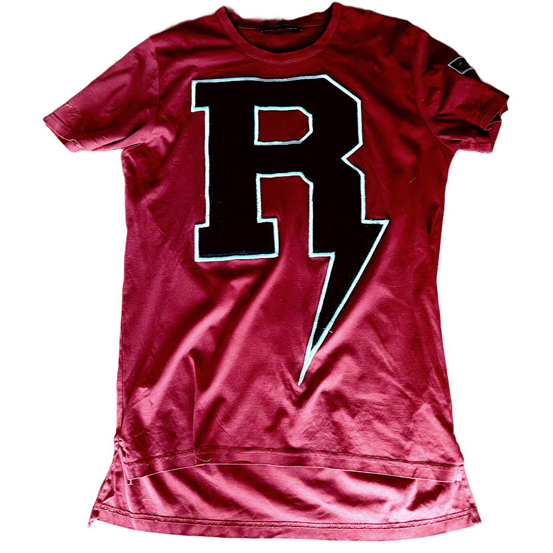 Designer Richard Valentine Thunderbolt Logo T-Shirt Trashed Size US S / EU 44-46 / 1 - 3 Thumbnail