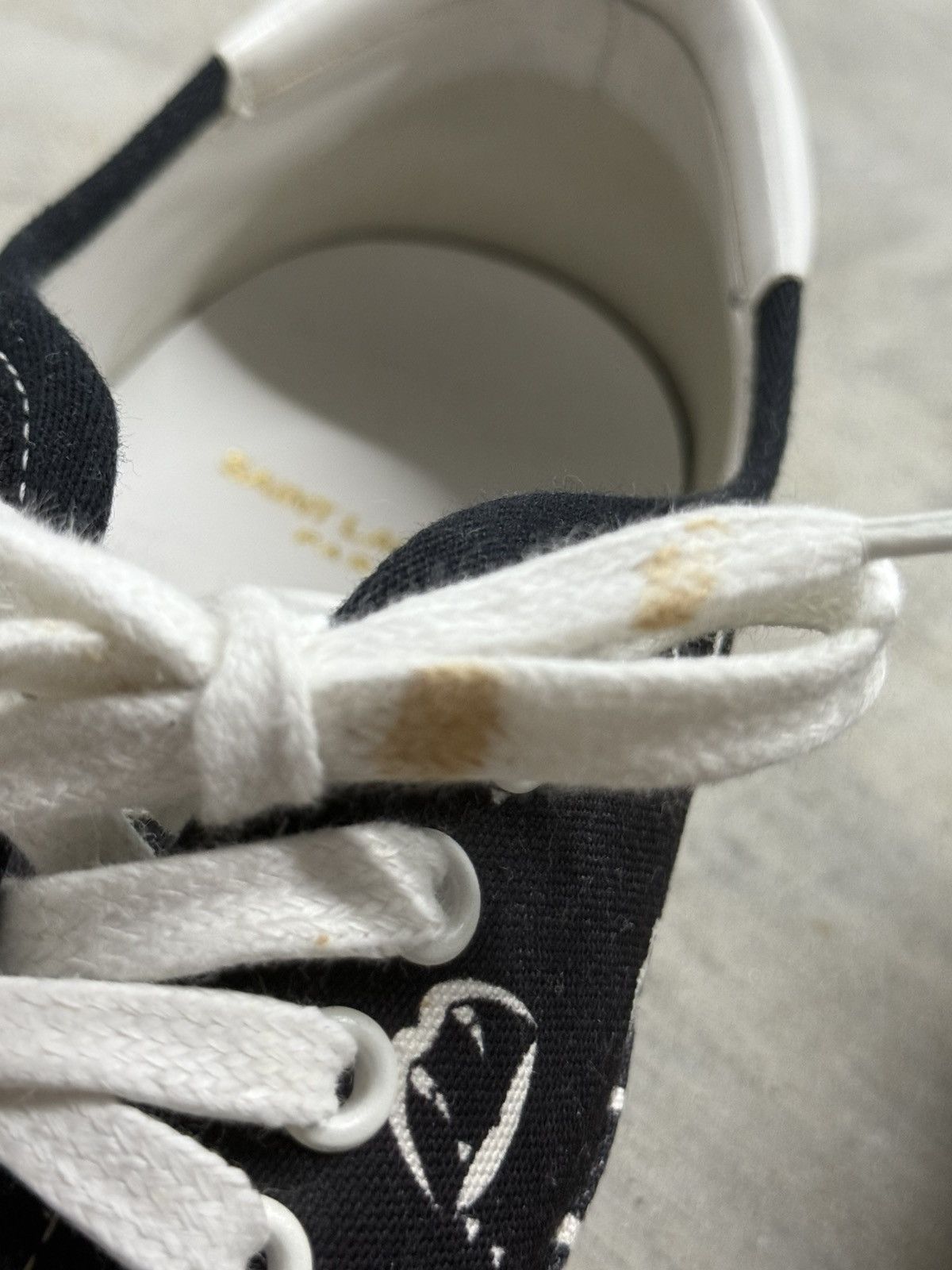 Saint Laurent Paris Saint Laurent S/S14 Blood Luster Skate Sneakers Size US 10.5 / EU 43-44 - 9 Thumbnail