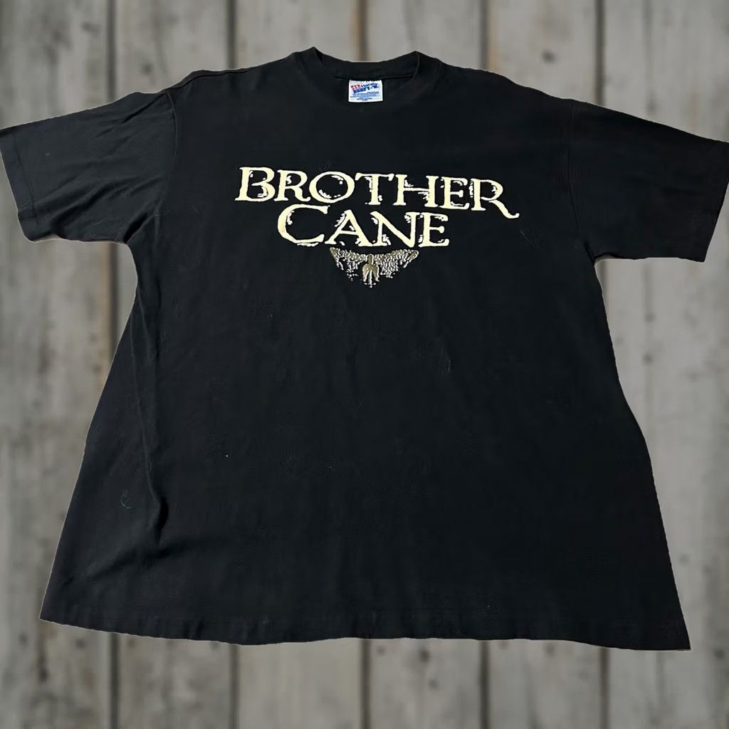 Hanes VINTAGE Hanes Brother Cane Band Shirt L Men Black 90s Shirt Mens Regular Size L Size US L / EU 52-54 / 3 - 1 Thumbnail
