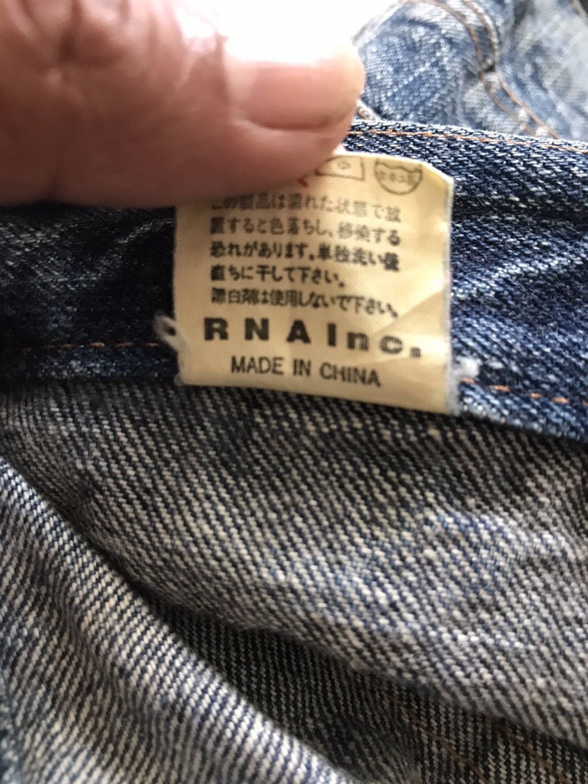 20471120 × Beauty Beast × Hysteric Glamour RNA SLIM FIT CARGO ZIPPER JEANS Size US 29 - 6 Thumbnail