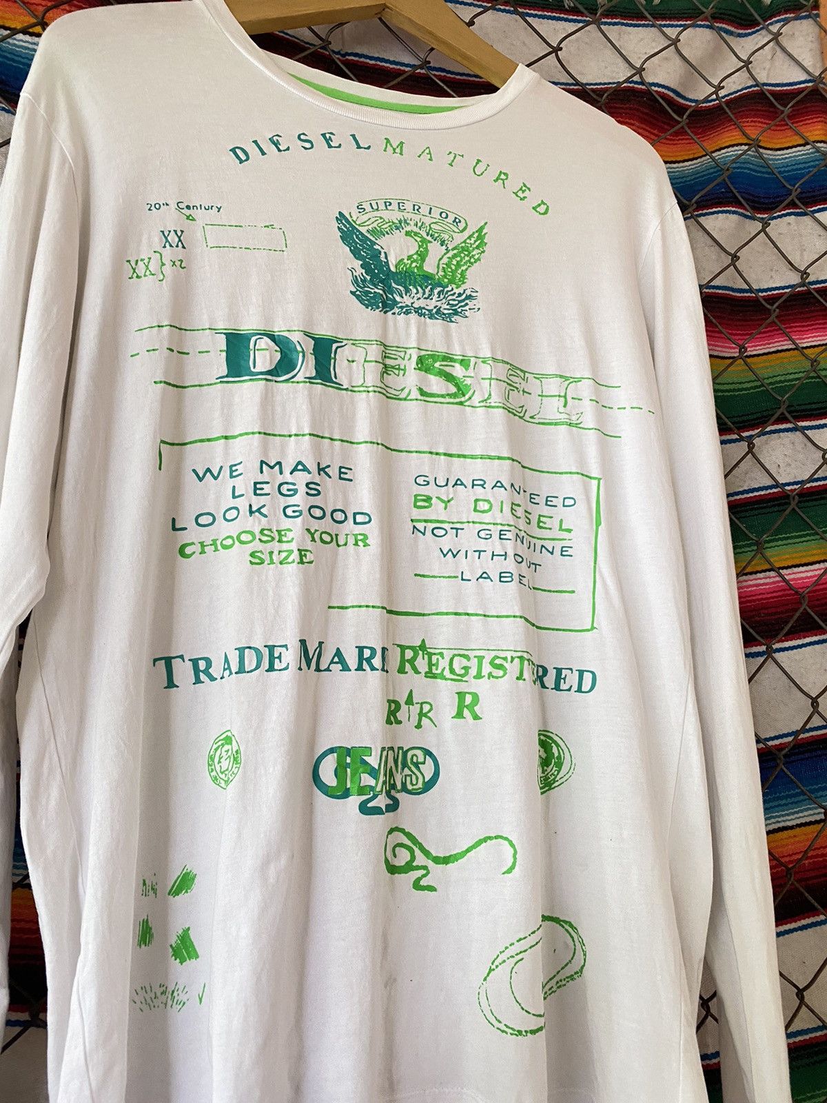Diesel × If Six Was Nine × Japanese Brand Y2k Diesel ifsixwasnine long sleeve Size US M / EU 48-50 / 2 - 2 Thumbnail
