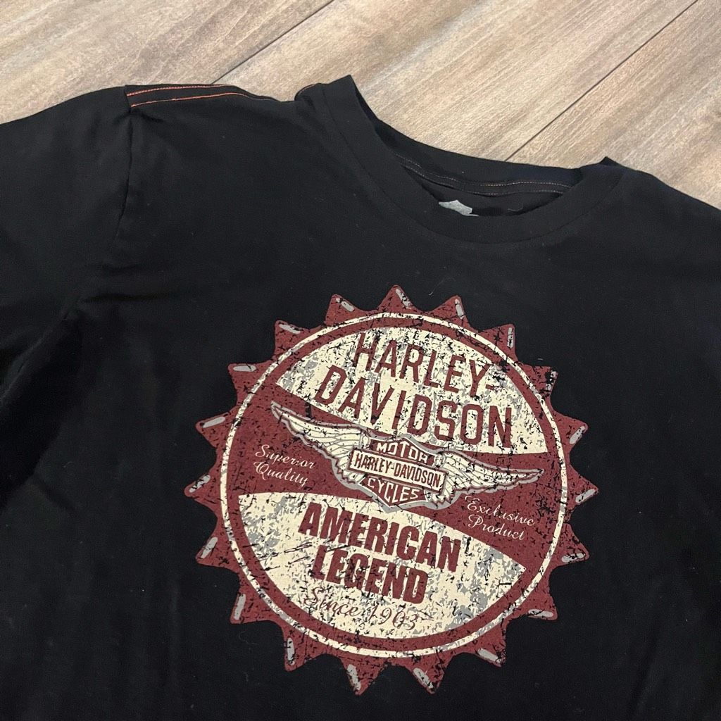 Harley Davidson Harley Davidson Motorcycle Black Casual Shirt Men 2XL Bin C- Size US XXL / EU 58 / 5 - 2 Thumbnail