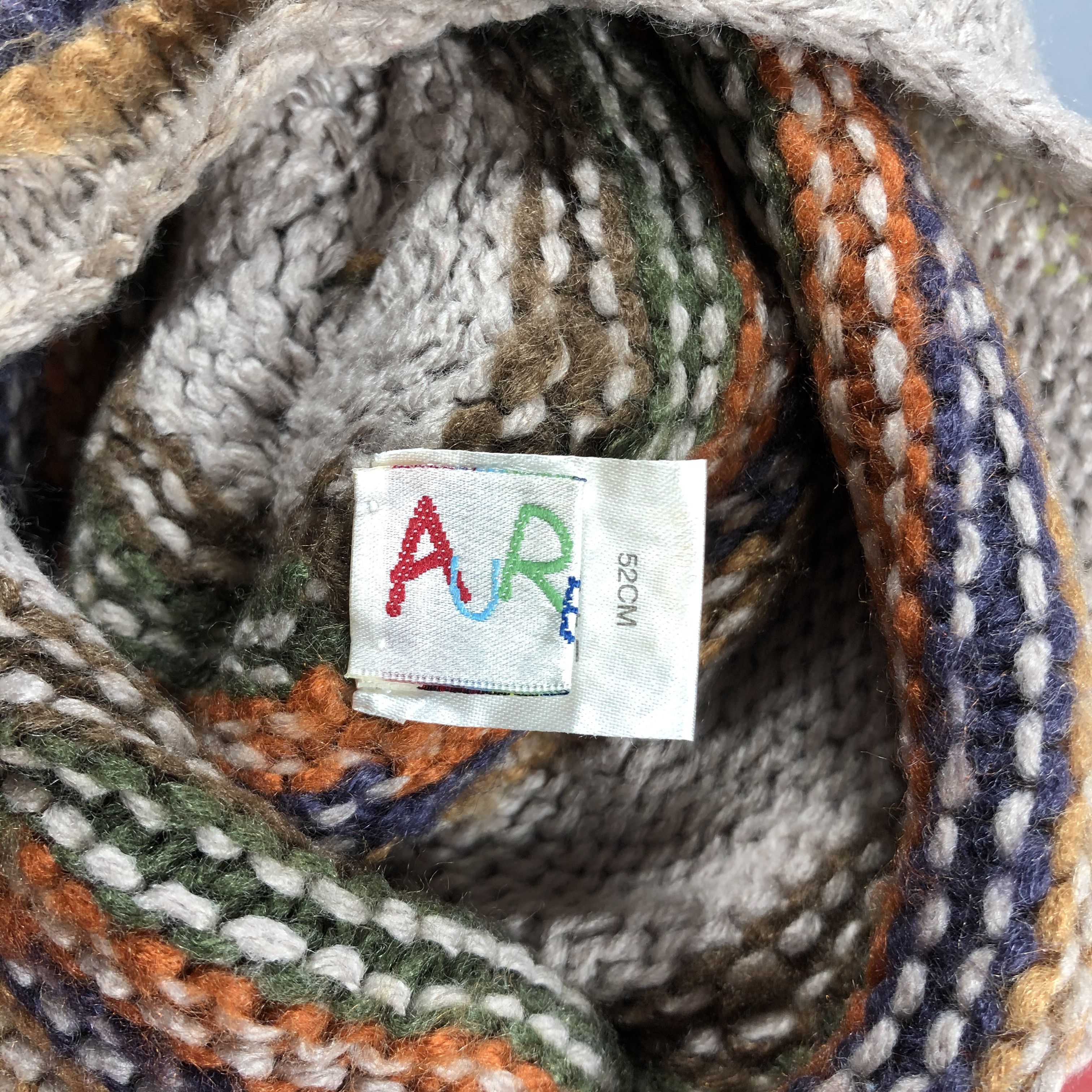 Japanese Brand Aurelia Kobe Crochet Earflap Beanie Size ONE SIZE - 4 Thumbnail
