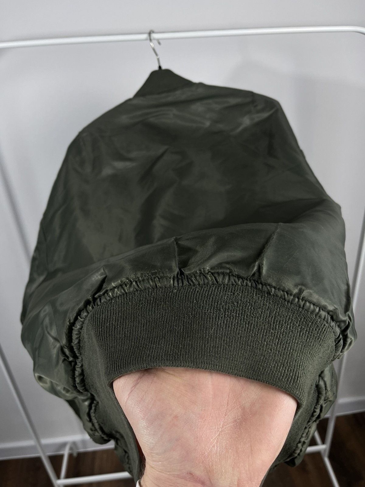 Other Vintage USA Aviator Bomber Jacket Olive Military Flight Size US L / EU 52-54 / 3 - 13 Thumbnail