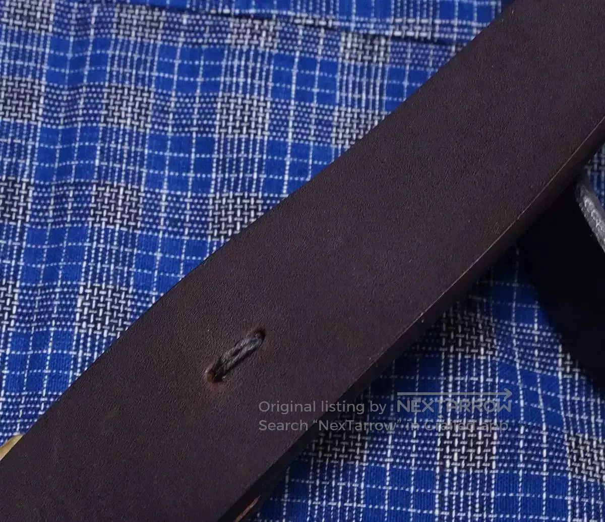 Visvim Visvim 40mm Plain Brown Leather Belt. Size ONE SIZE - 4 Thumbnail
