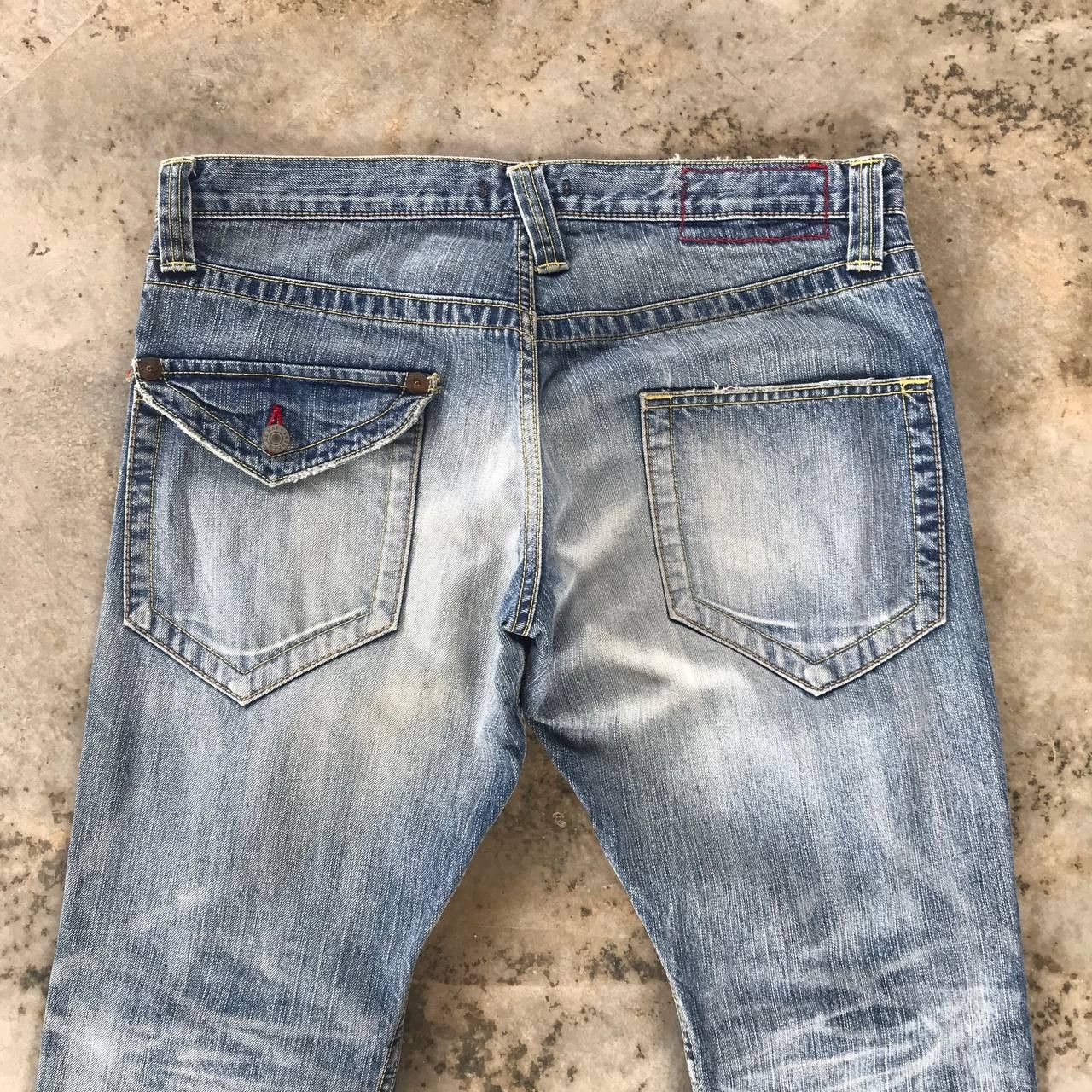 Other FLARED BLUEWAY JAPAN DISTRESSED LOWRISE DENIM W33x33 Size US 33 - 14 Thumbnail