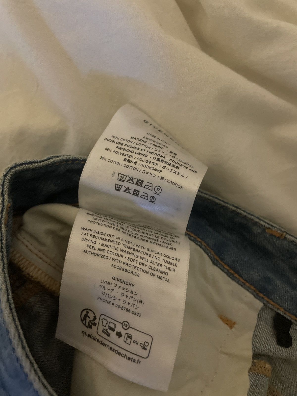 Givenchy Givenchy bi material waist denim Size US 26 / EU 42 - 9 Thumbnail