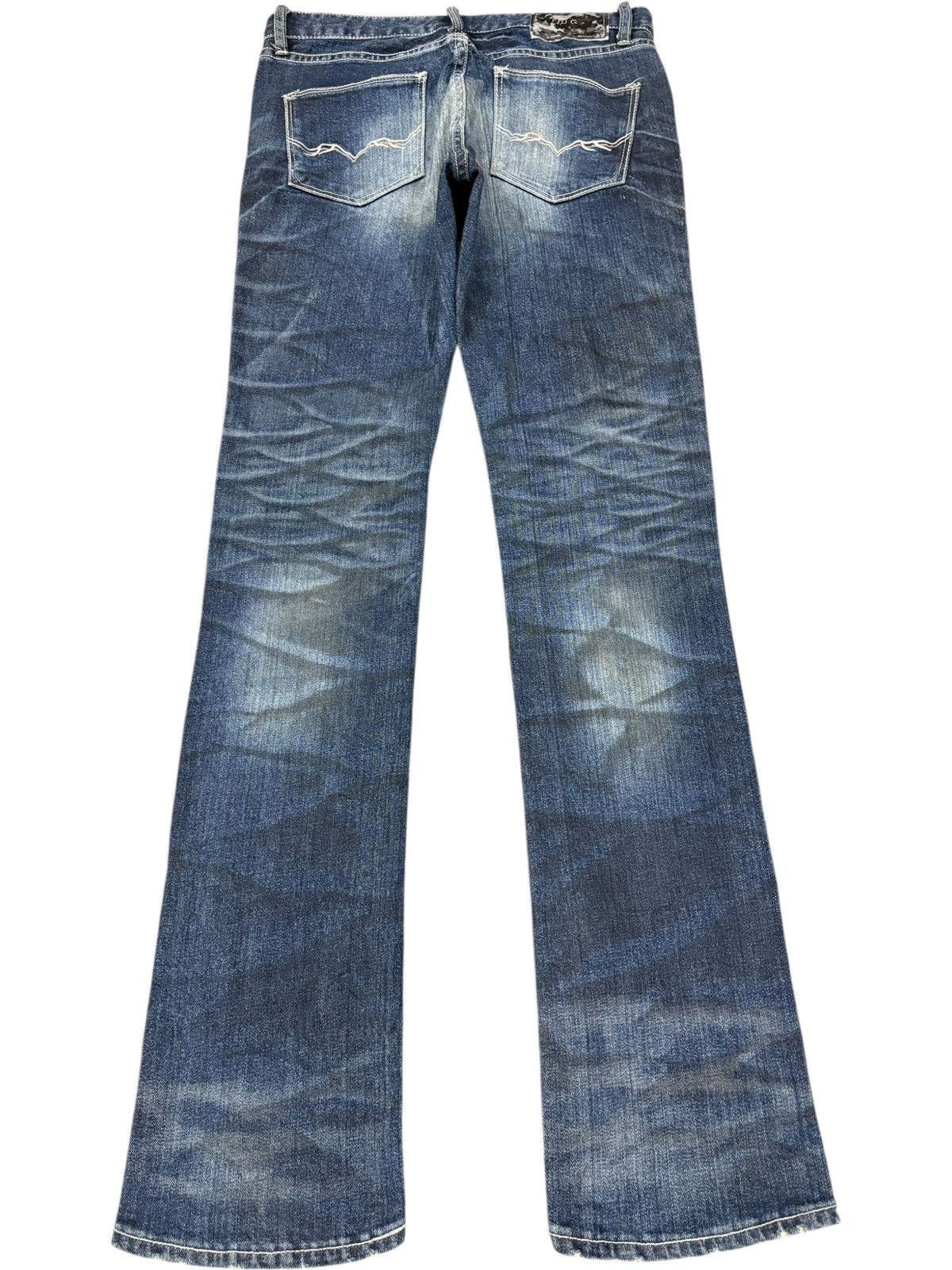 Levi's Vintage Japanese Fuga Stacked Indigo Wash Slim Jeans Size US 30 / EU 46 - 2 Thumbnail