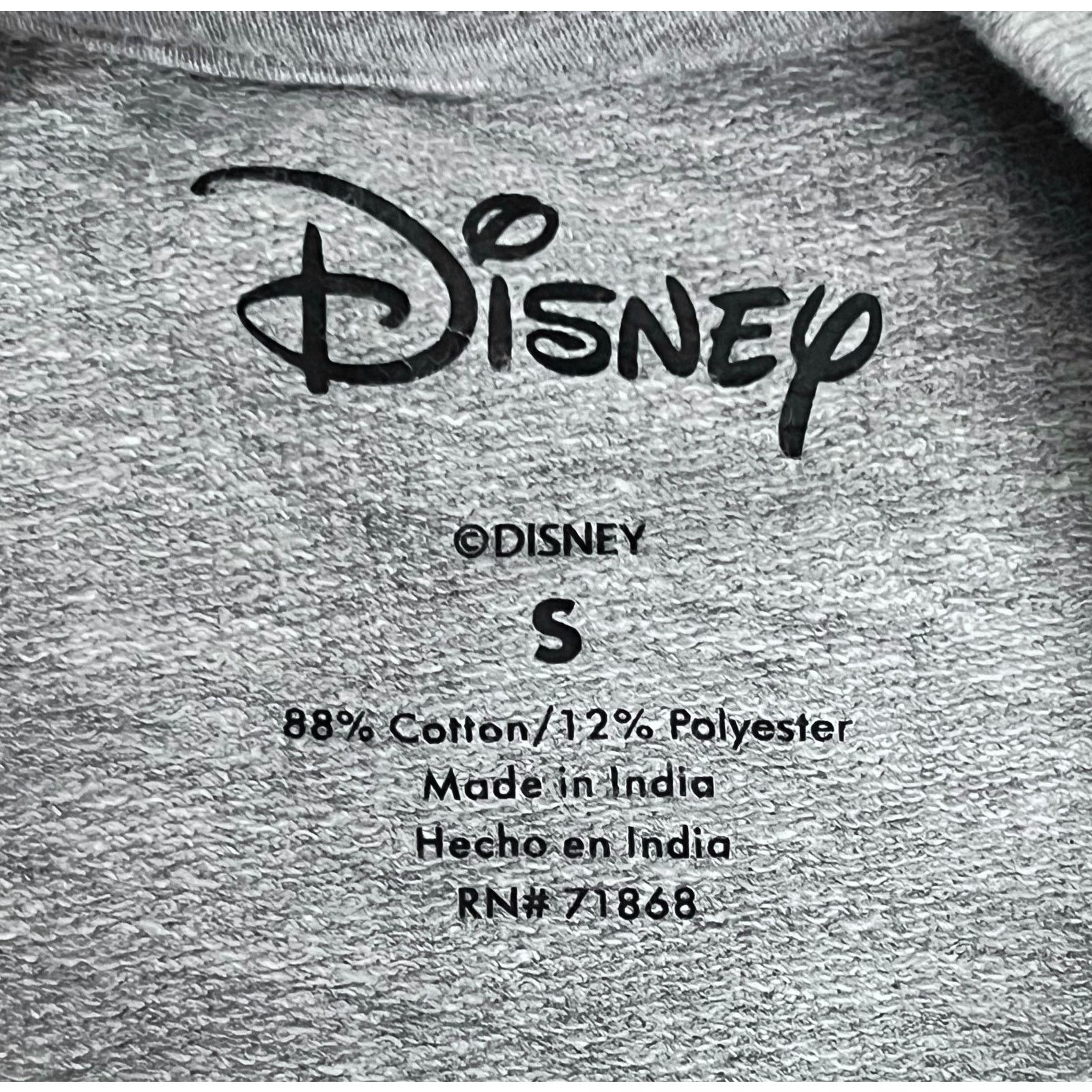 Disney Disney Mickey Mouse Tie-Front Crop Sweatshirt Gray, Small Size S / US 4 / IT 40 - 4 Thumbnail