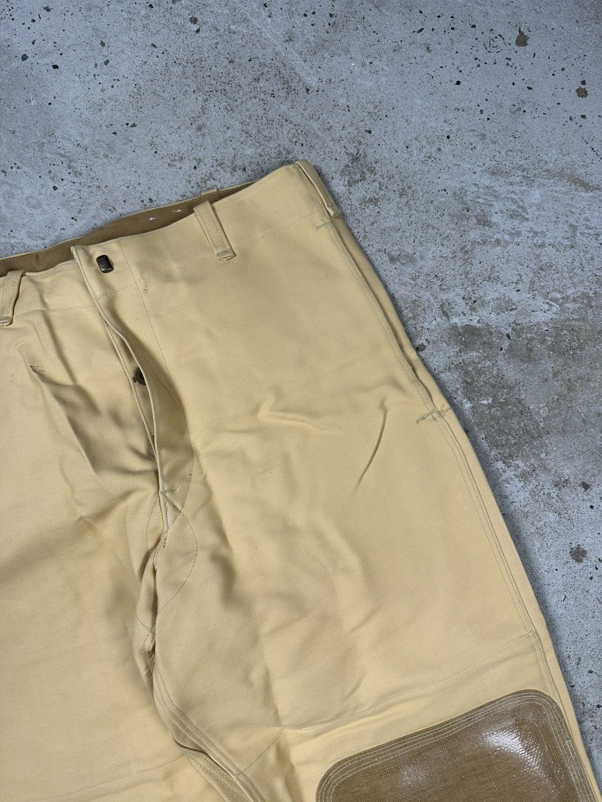 Le Laboureur Vintage 80/90s Yellow Workwear Double Knee Pants Size US 32 / EU 48 - 8 Thumbnail