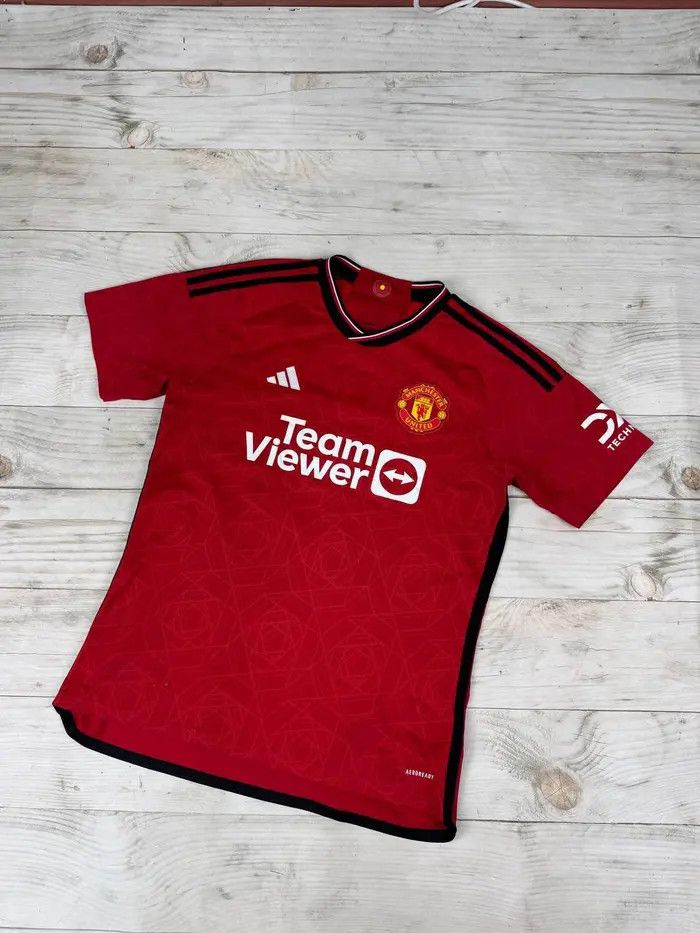 Adidas Adidas Manchester United 2023 2024 Rashford #10 Home Jersey Size US L / EU 52-54 / 3 - 3 Thumbnail
