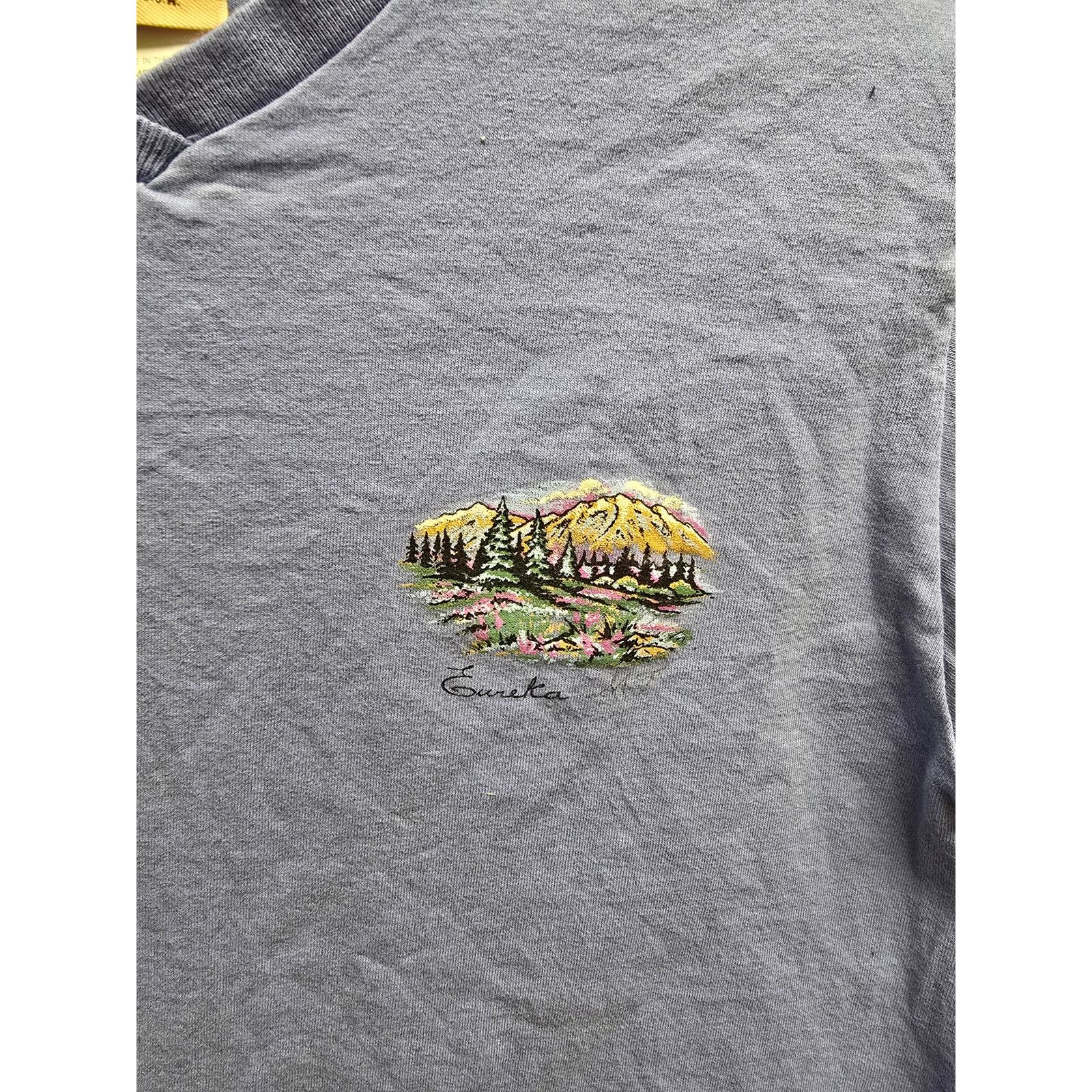 Vintage Vintage Eureka Montana Blue Graphic Tee Medium Size M / US 6-8 / IT 42-44 - 2 Thumbnail