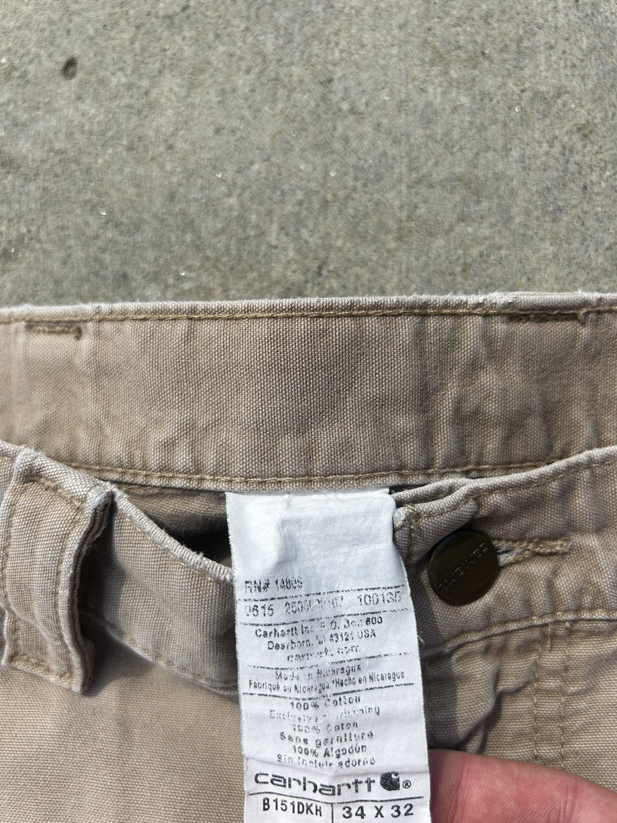 Carhartt × Vintage Carhartt Vintage Distressed Workwear Carpenter Pants 34x32 Size US 34 / EU 50 - 3 Thumbnail
