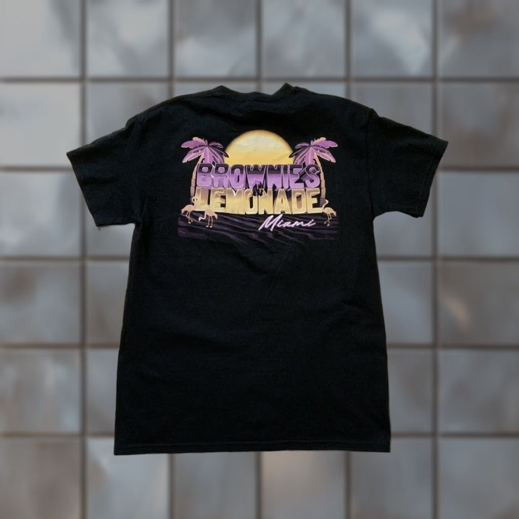 Warehouse Brownies And Lemonade Miami Warehouse Party House Electronic Dance T-Shirt Sz. M Mens Black 42 Chest 29 Length Size US M / EU 48-50 / 2 - 1 Thumbnail